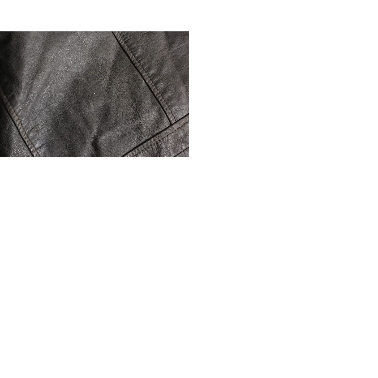 Hugo Boss HUGO BOSS Lonec Leather Jacket Men Size S Biker Grey MJ5422 Size US S / EU 44-46 / 1 - 10 Thumbnail
