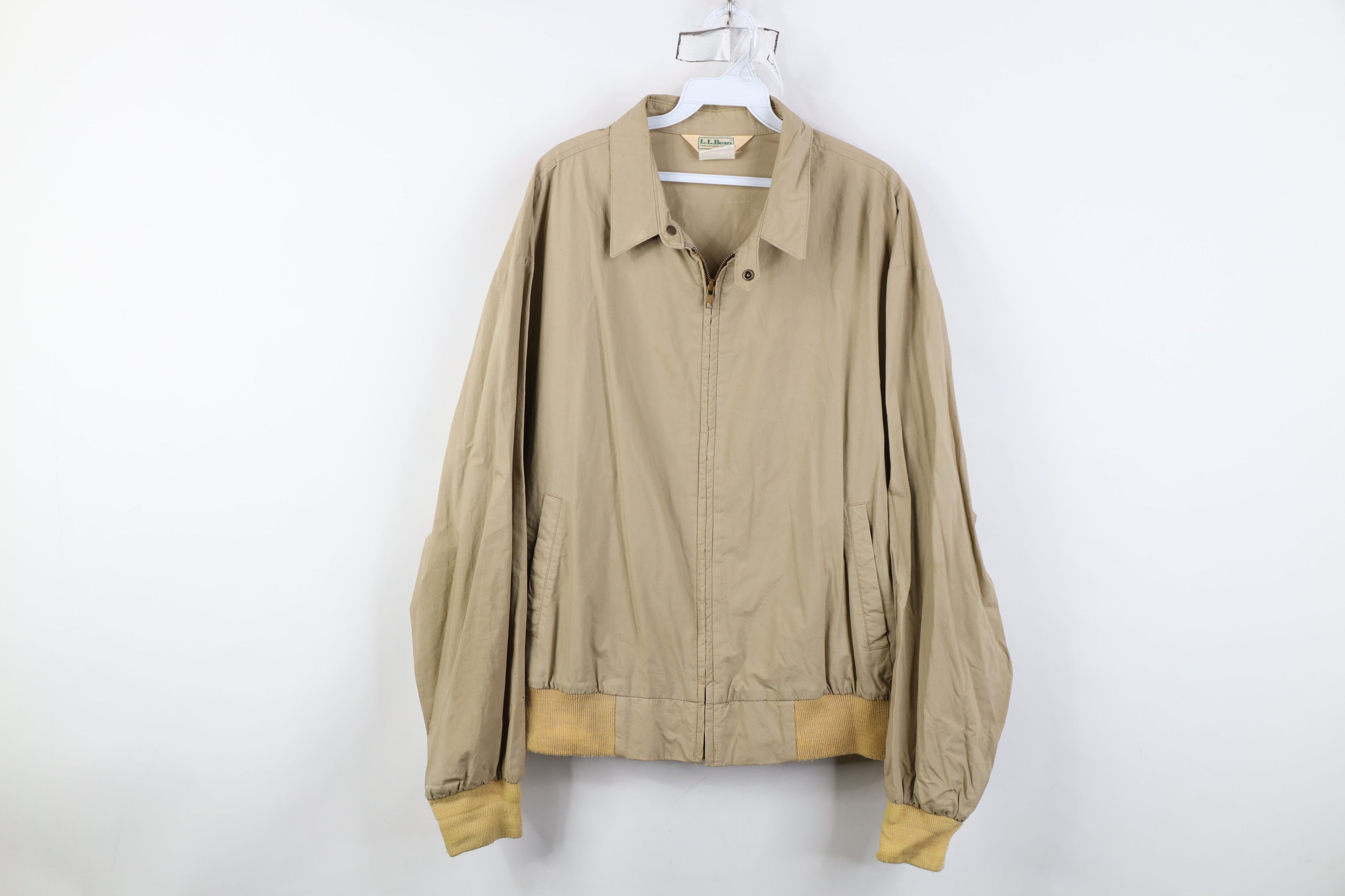 L.L. Bean Vintage 70s LL Bean Full Zip Cafe Racer Bomber Jacket USA Size US XL / EU 56 / 4 - 1 Thumbnail