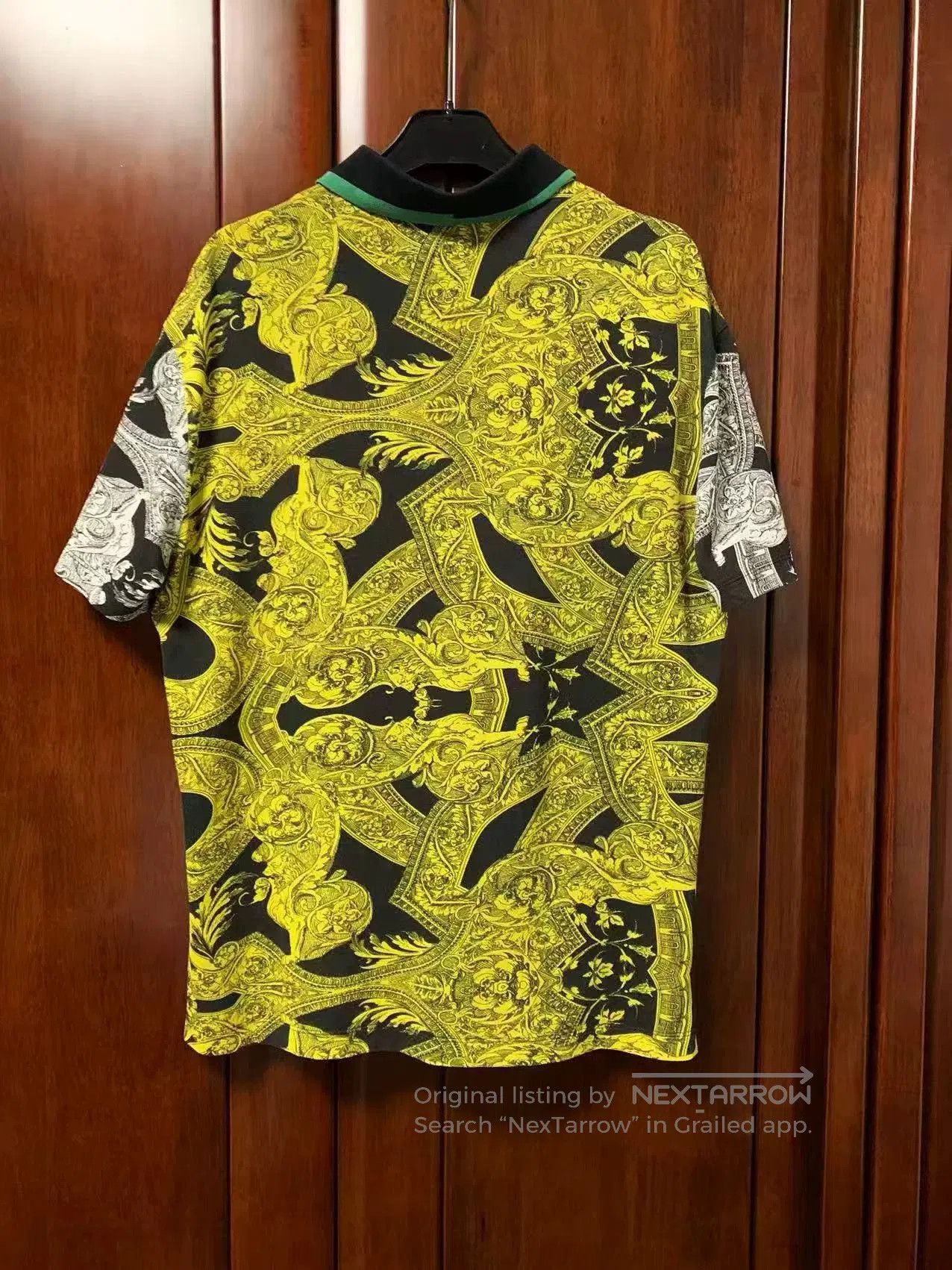 Versace Men's Polo Shirt with Logo Embroidery.