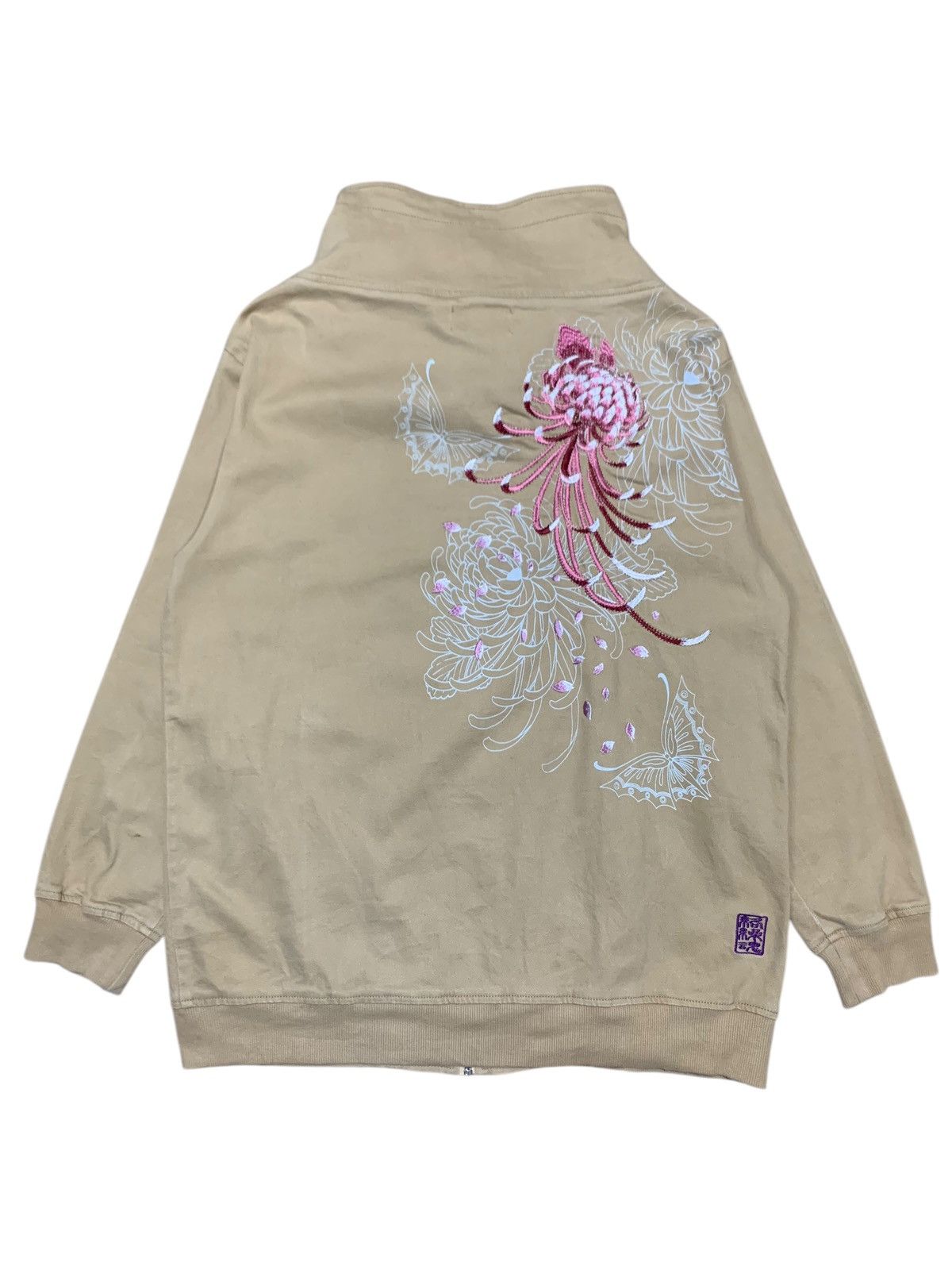 14th Addiction 2000s Karakuri Tamashii embroidery bono jacket double collar Size US L / EU 52-54 / 3 - 4 Thumbnail