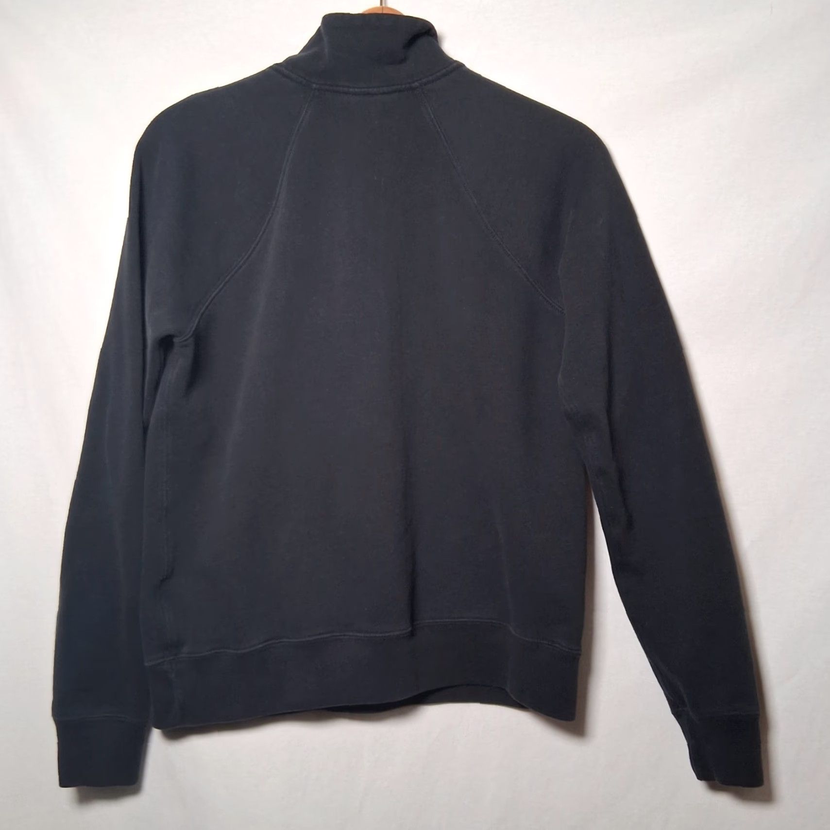 Abercrombie & Fitch Abercrombie & Fitch New York Sweatshirt Women Medium Black Raglan Sleeve 1/4 Zip Pullover Comfort Cozy Activewear Size M / US 6-8 / IT 42-44 - 2 Thumbnail