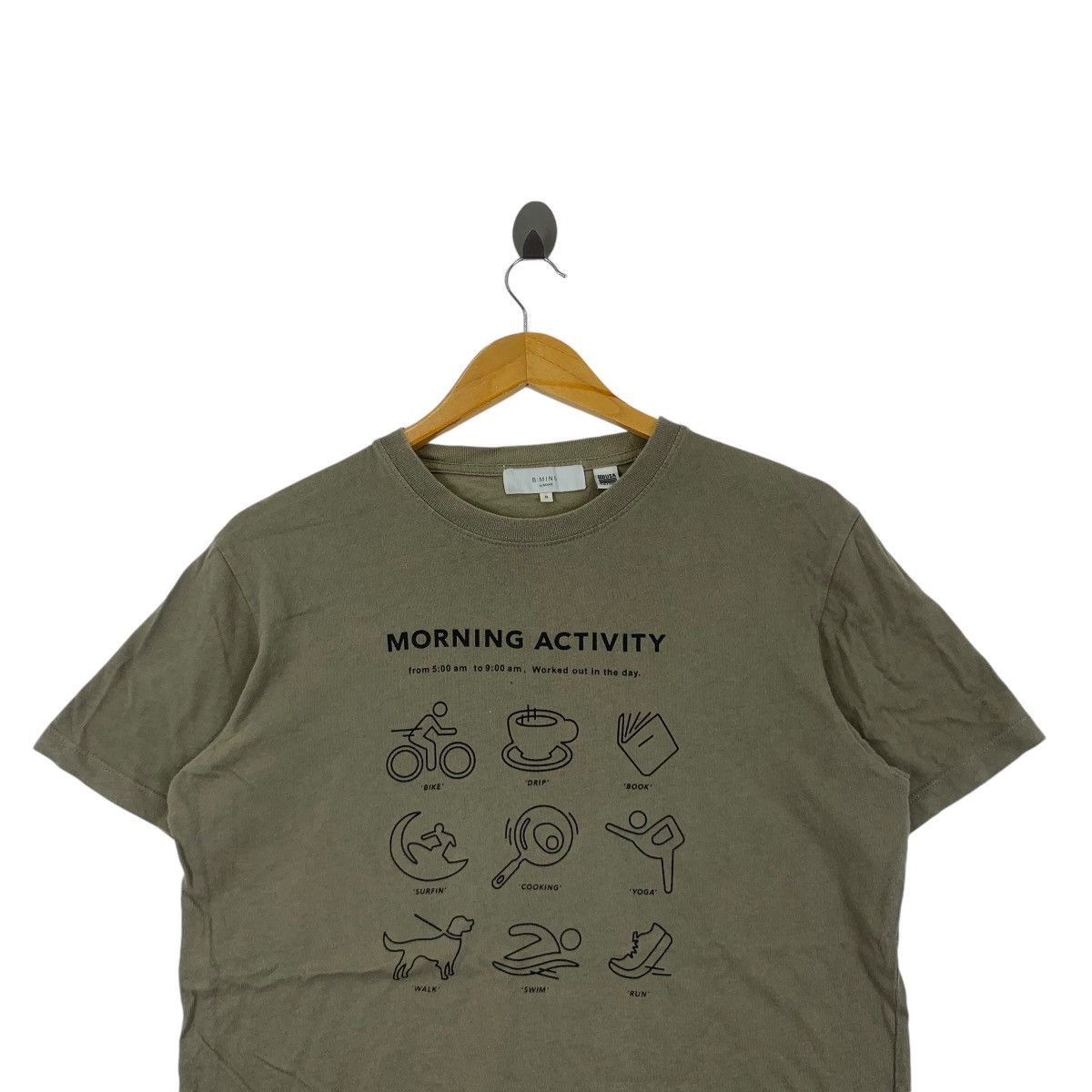 Beams Plus BEAMS PLUS B:MING Collection USA Cotton Morning Tee Shirt Size US S / EU 44-46 / 1 - 2 Thumbnail