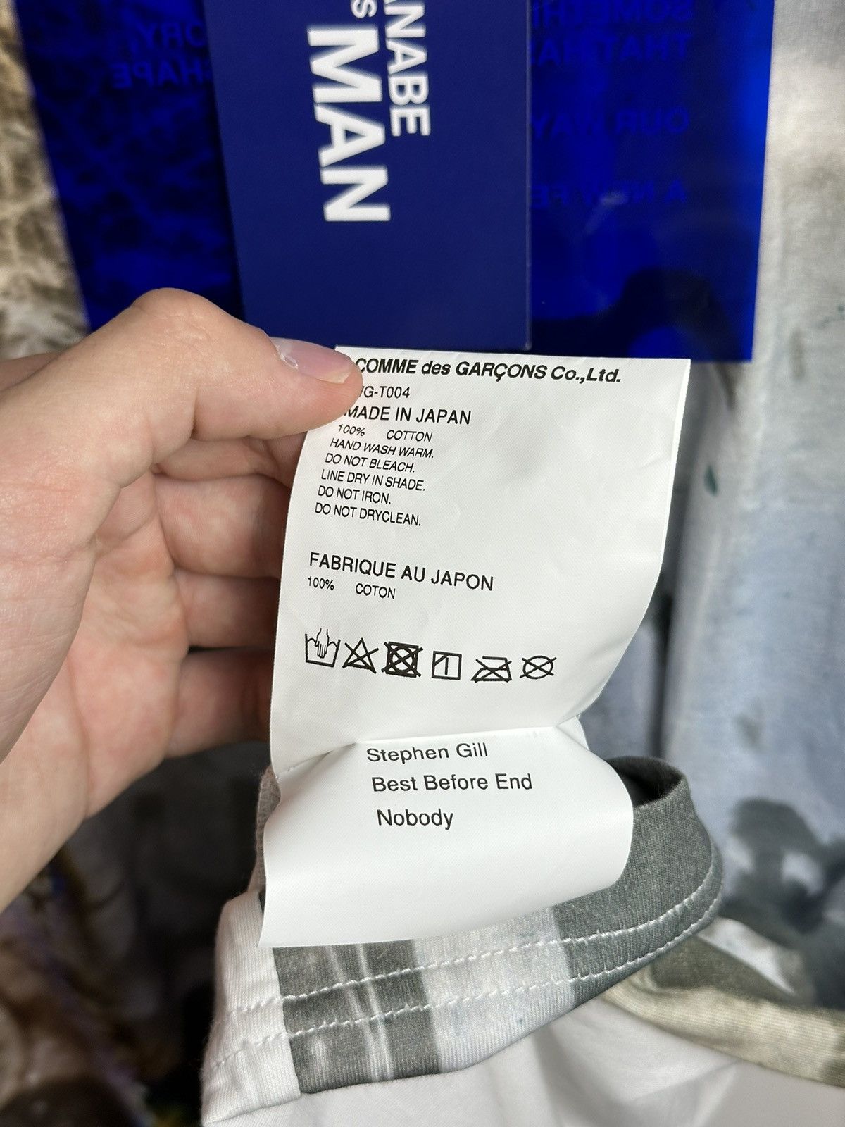 Comme des Garcons NWT Comme Des Garçons x Junya Watanabe All Over Print Tee Size US M / EU 48-50 / 2 - 12 Thumbnail