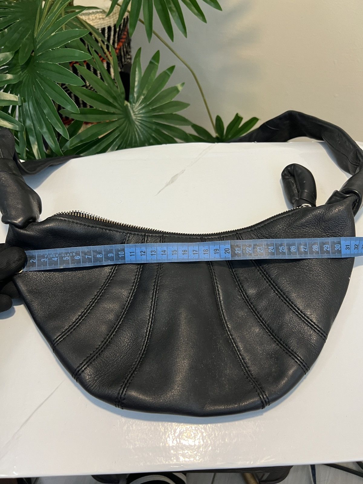Lemaire LEMAIRE Croissant Medium Nappa Leather Black Shoulder Bag Size ONE SIZE - 10 Thumbnail