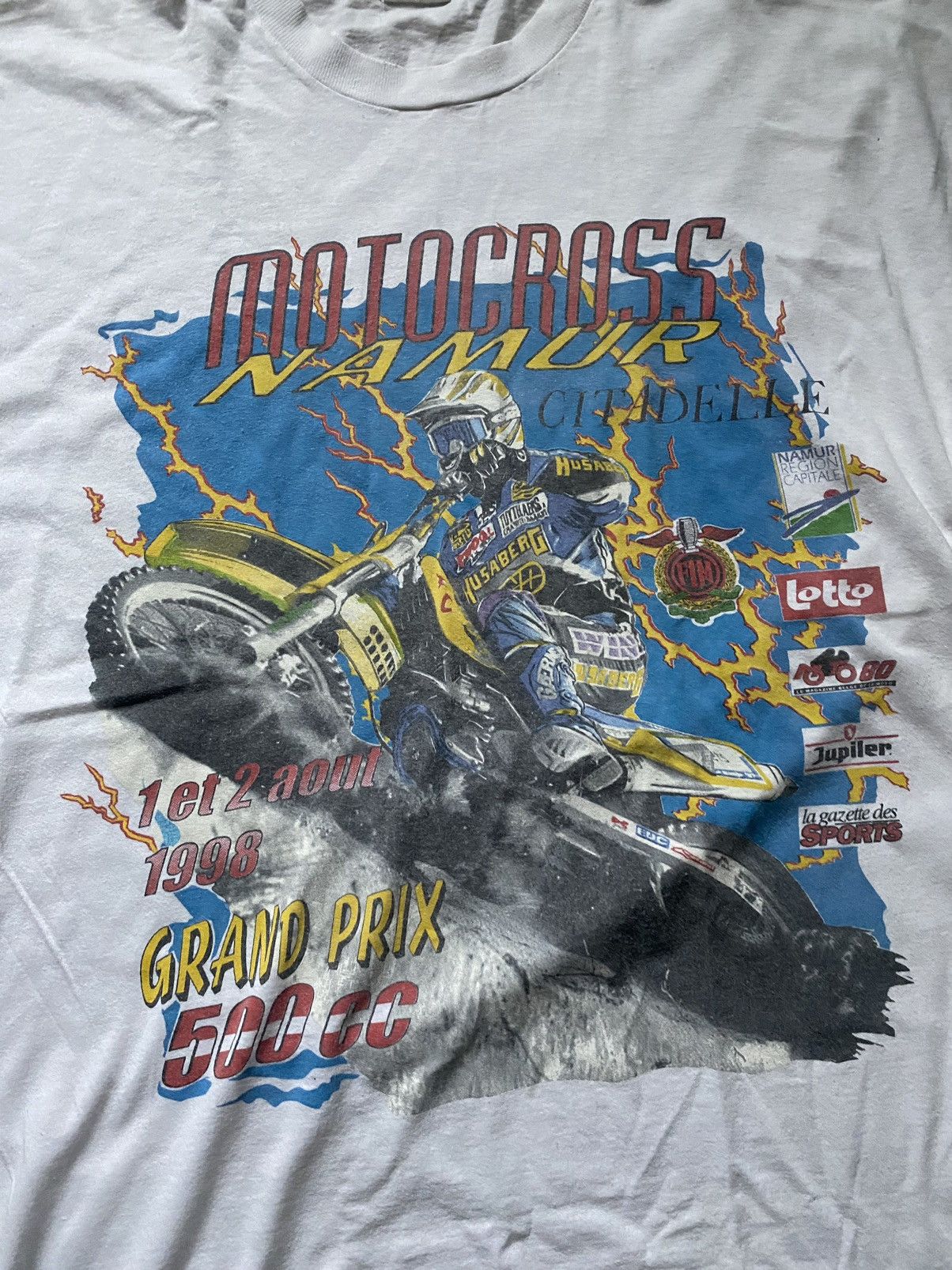 Vintage Vintage 1998 motocross motorcycle By Screen Stars sing stich Size US XL / EU 56 / 4 - 2 Thumbnail