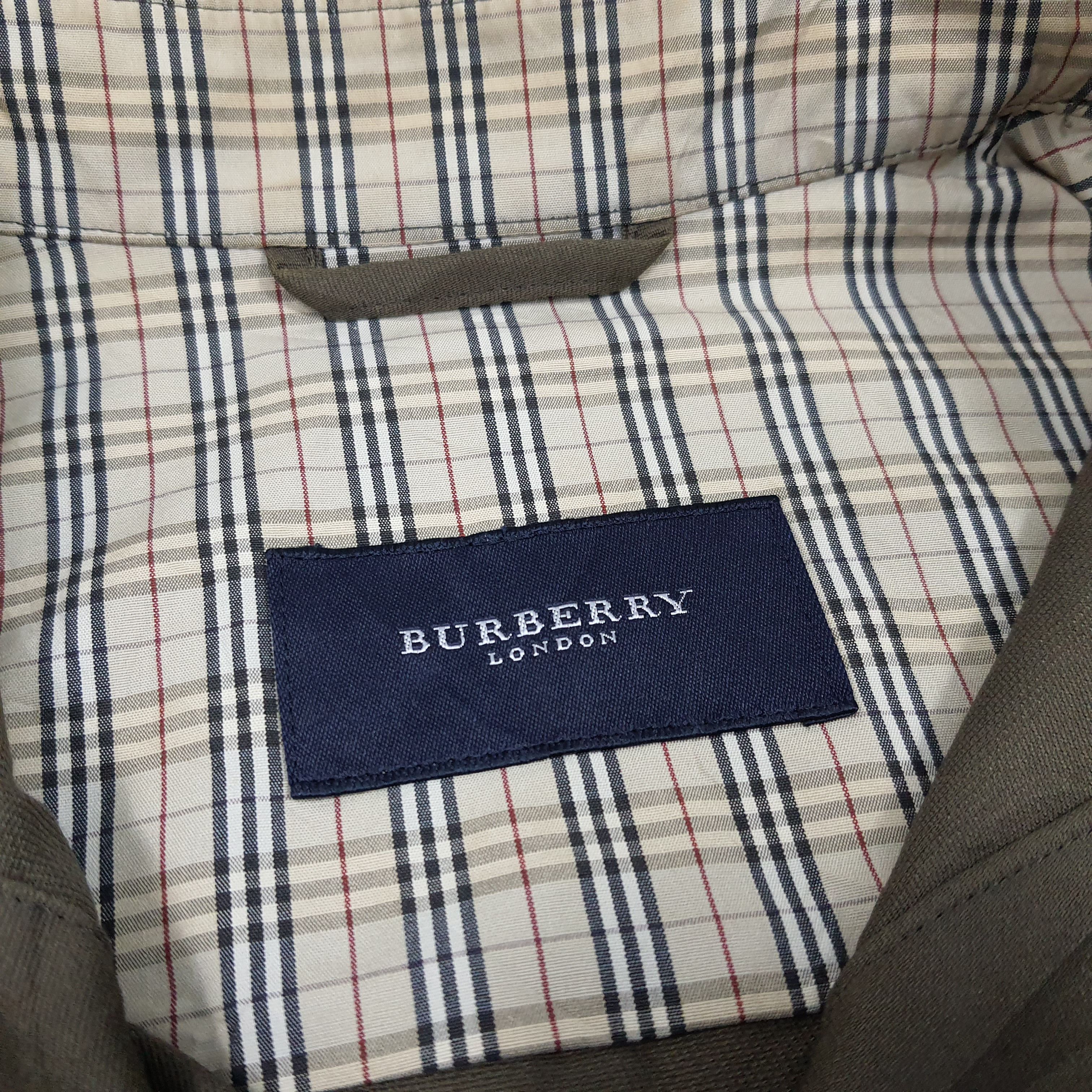Burberry × Vintage Vintage Burberry London Nova Check Designer Shirt Button Up Size US L / EU 52-54 / 3 - 5 Thumbnail