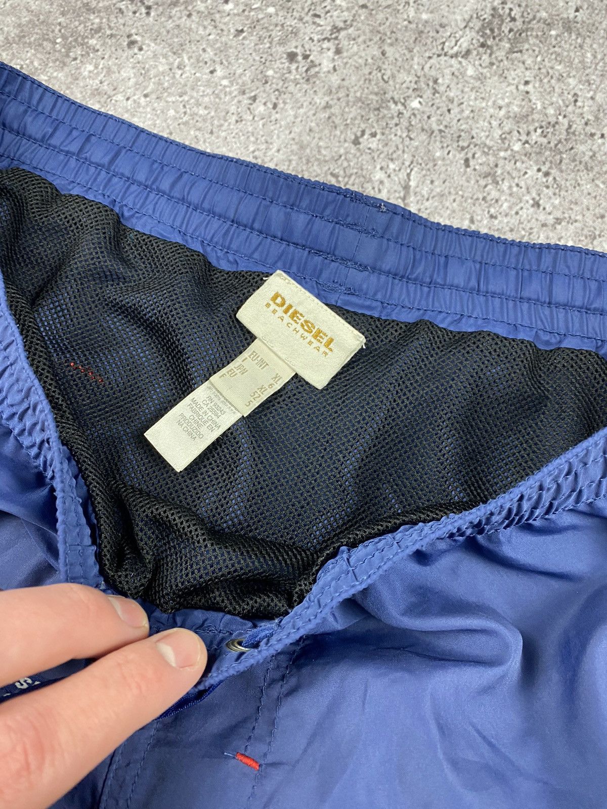 Diesel × Vintage Vintage Diesel Beachwear Y2K big logo nylon shorts Size US 34 / EU 50 - 7 Thumbnail