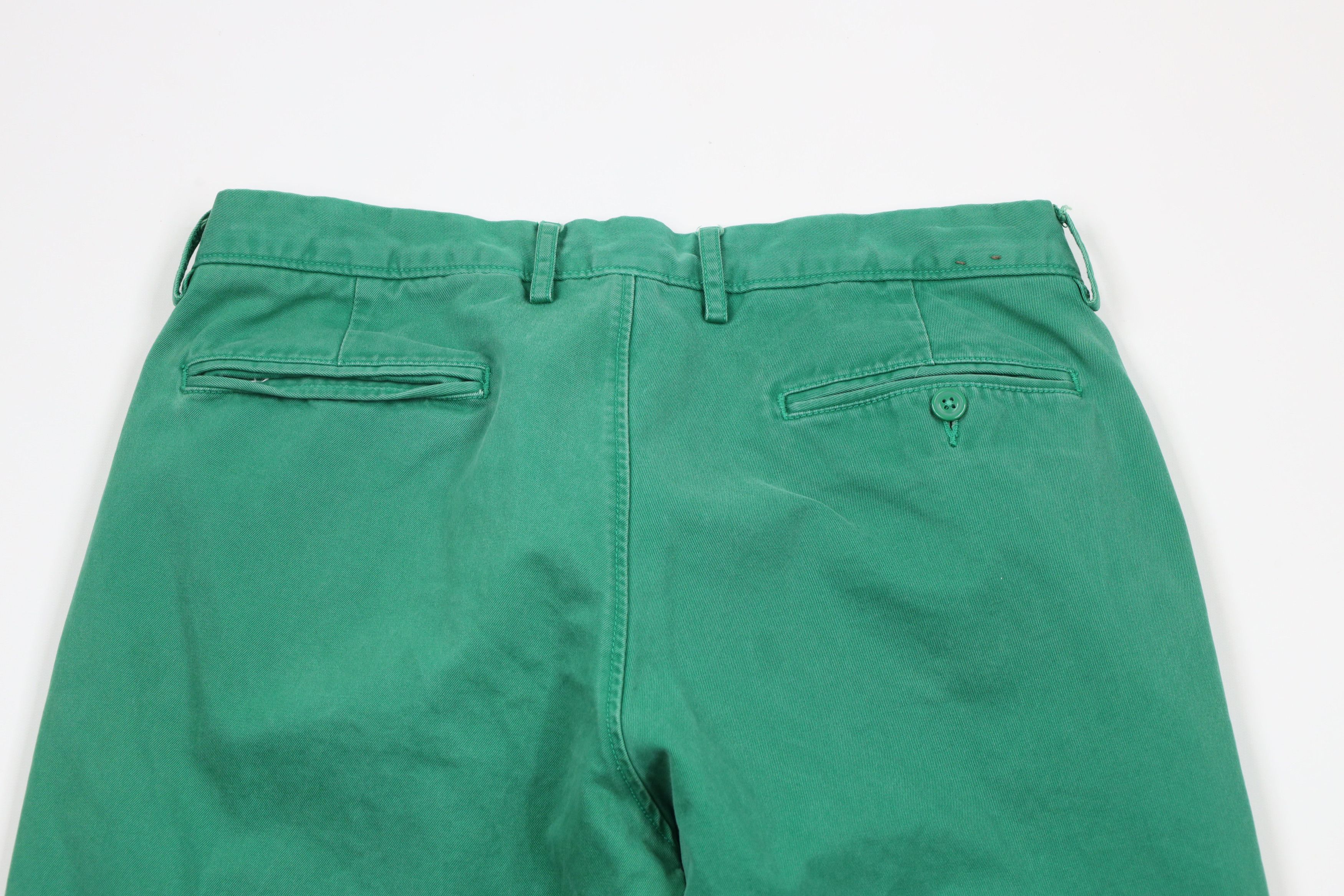 J.Crew × Vintage J Crew Urban Slim Fit Broken In Chino Pants Green Cotton Size US 32 / EU 48 - 12 Thumbnail