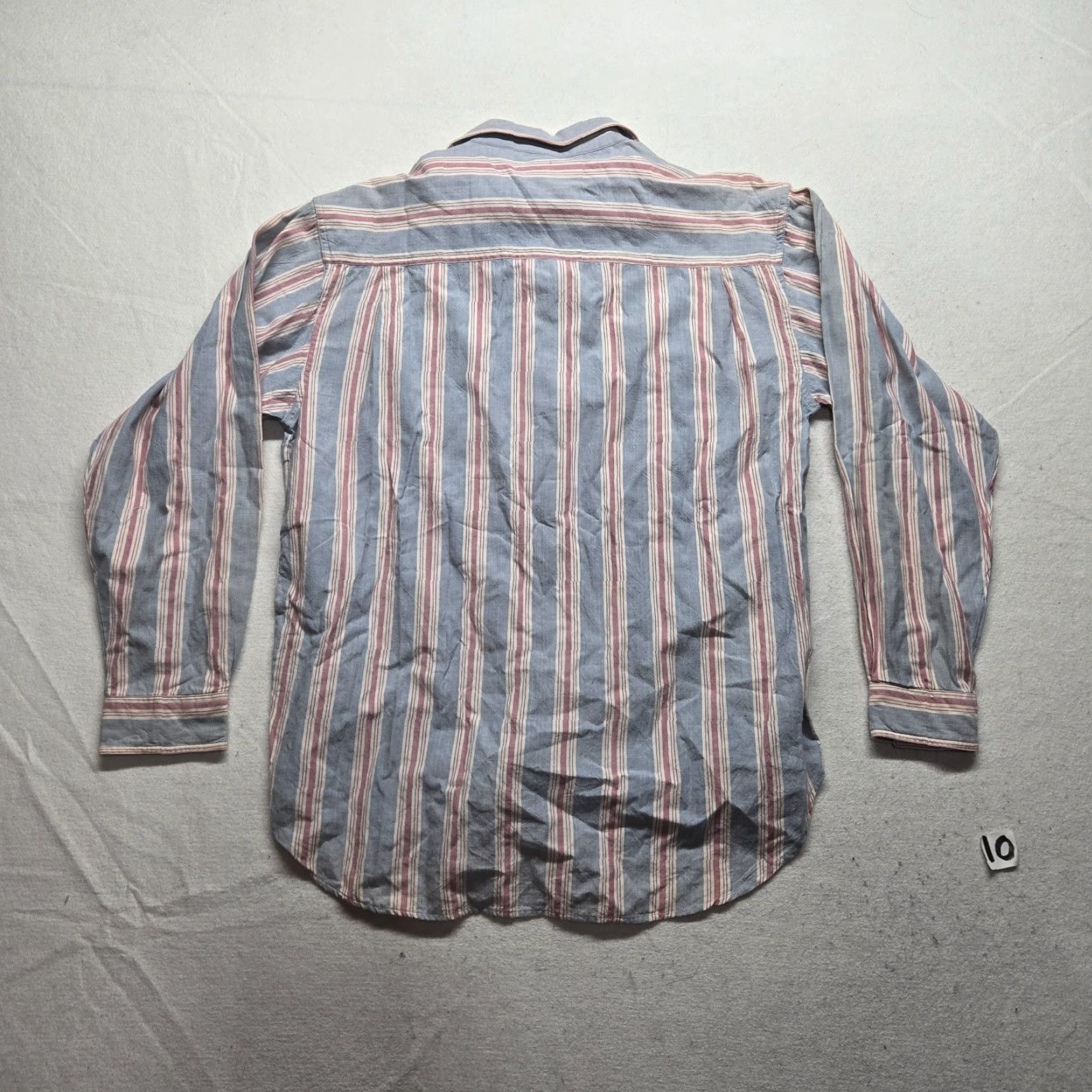 Bugle Boy Bugle Boy Shirt Long Sleeve Button-Down Men L Multicolor Striped Casual Business Travel All Seasons Pockets Button-Up Size US L / EU 52-54 / 3 - 7 Thumbnail
