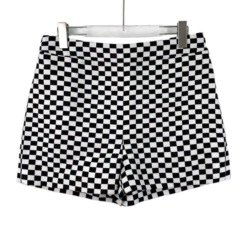 Dior christian dior black and white checkered shorts-dmc Size US 31 - 1 Thumbnail