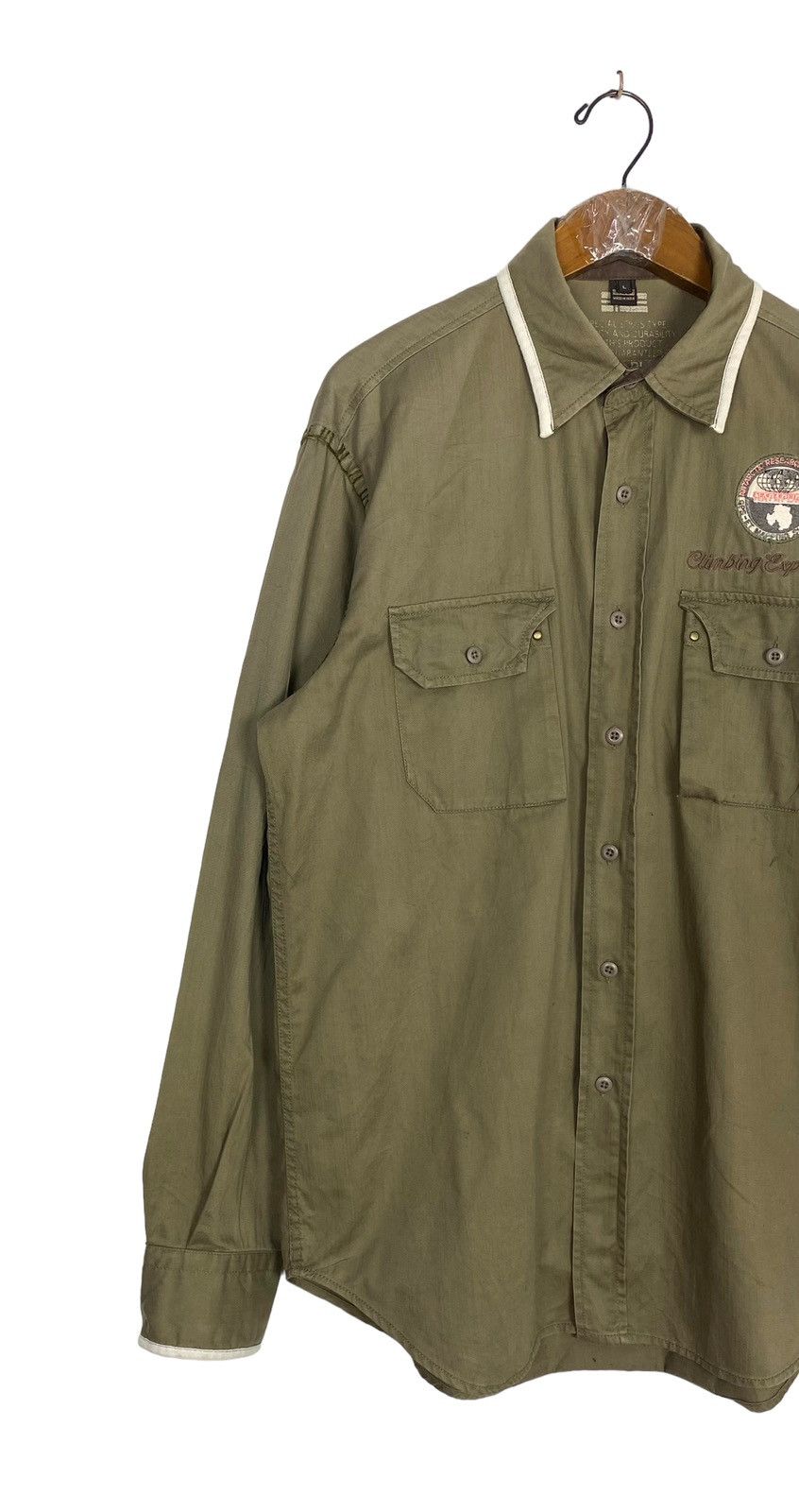 Napapijri Napajiri Climbing Expedition Shirt Embroidery Big Logo Size US L / EU 52-54 / 3 - 4 Thumbnail