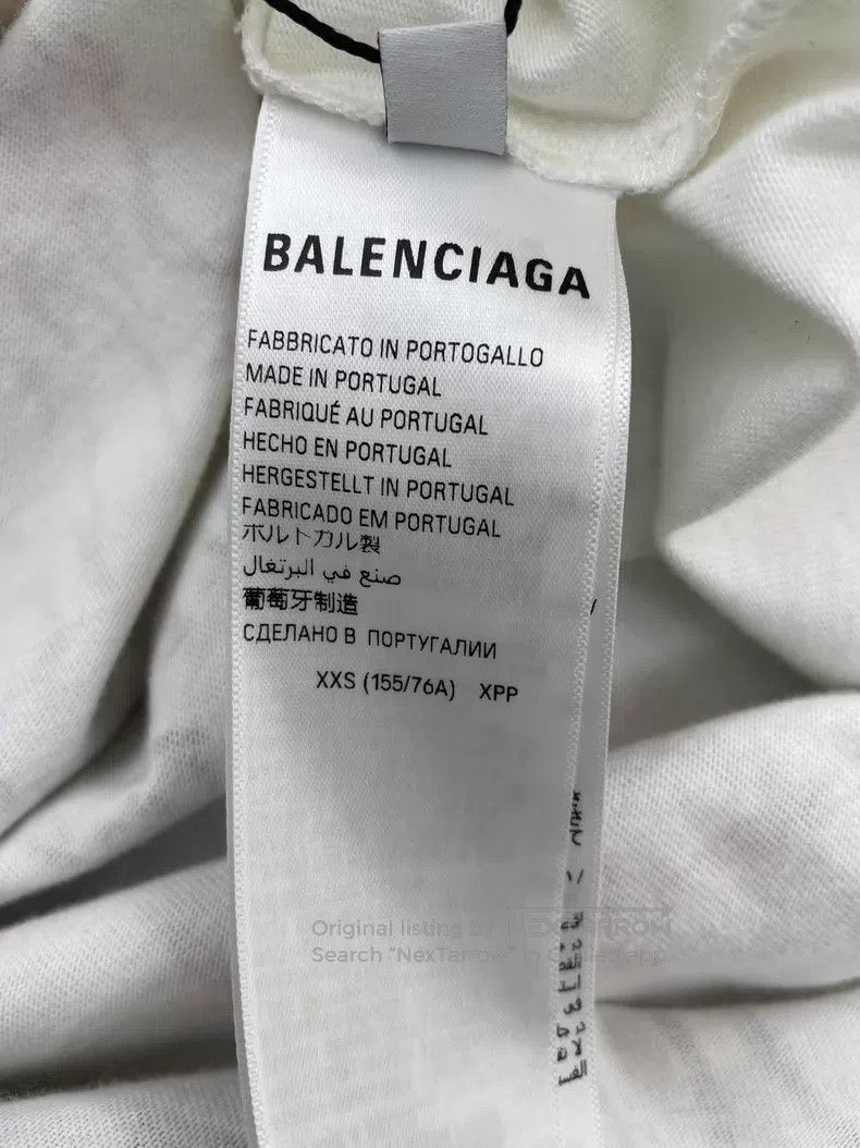 Balenciaga Balenciaga Dragon Year Graffiti Logo White Short Sleeve Size US XXS / EU 40 - 5 Thumbnail