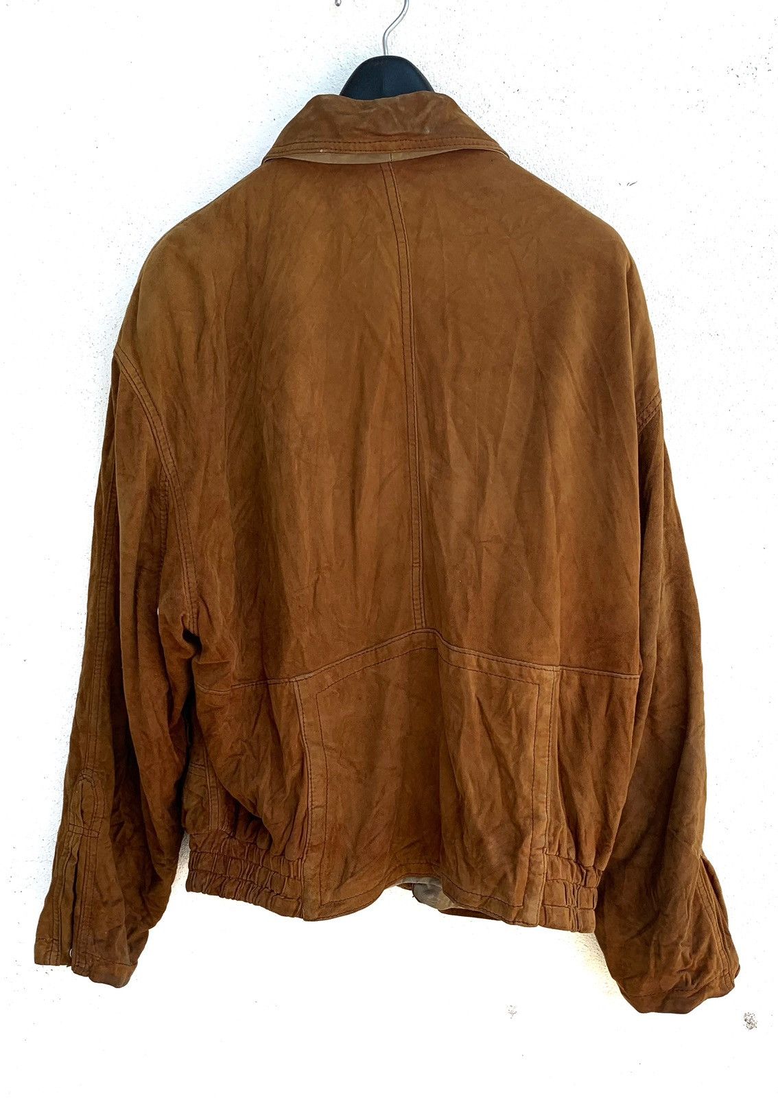 Hugo Boss Vintage Leather Suede Bombers Jacket By Hugo Boss Size US L / EU 52-54 / 3 - 9 Thumbnail