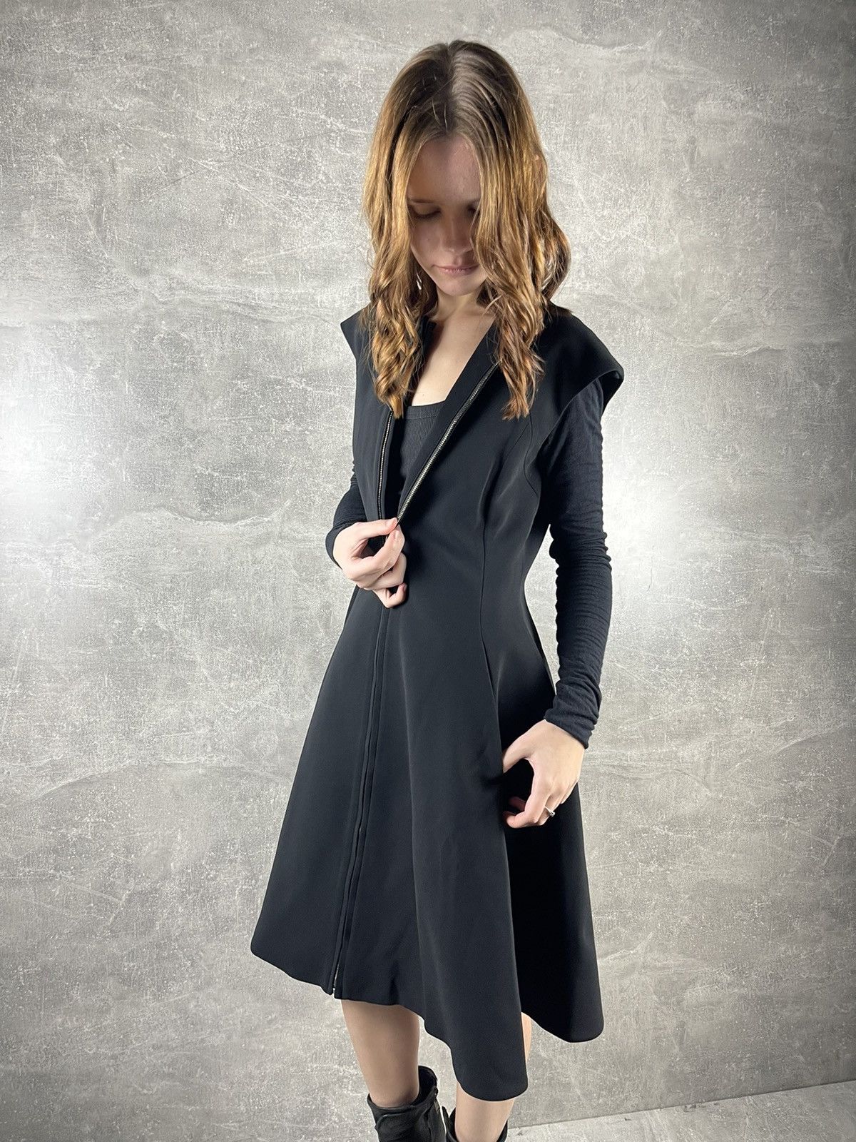 Gareth Pugh Gareth Pugh FW14 Archives Avant Grde Sculptural Black Dress Size M / US 6-8 / IT 42-44 - 6 Thumbnail