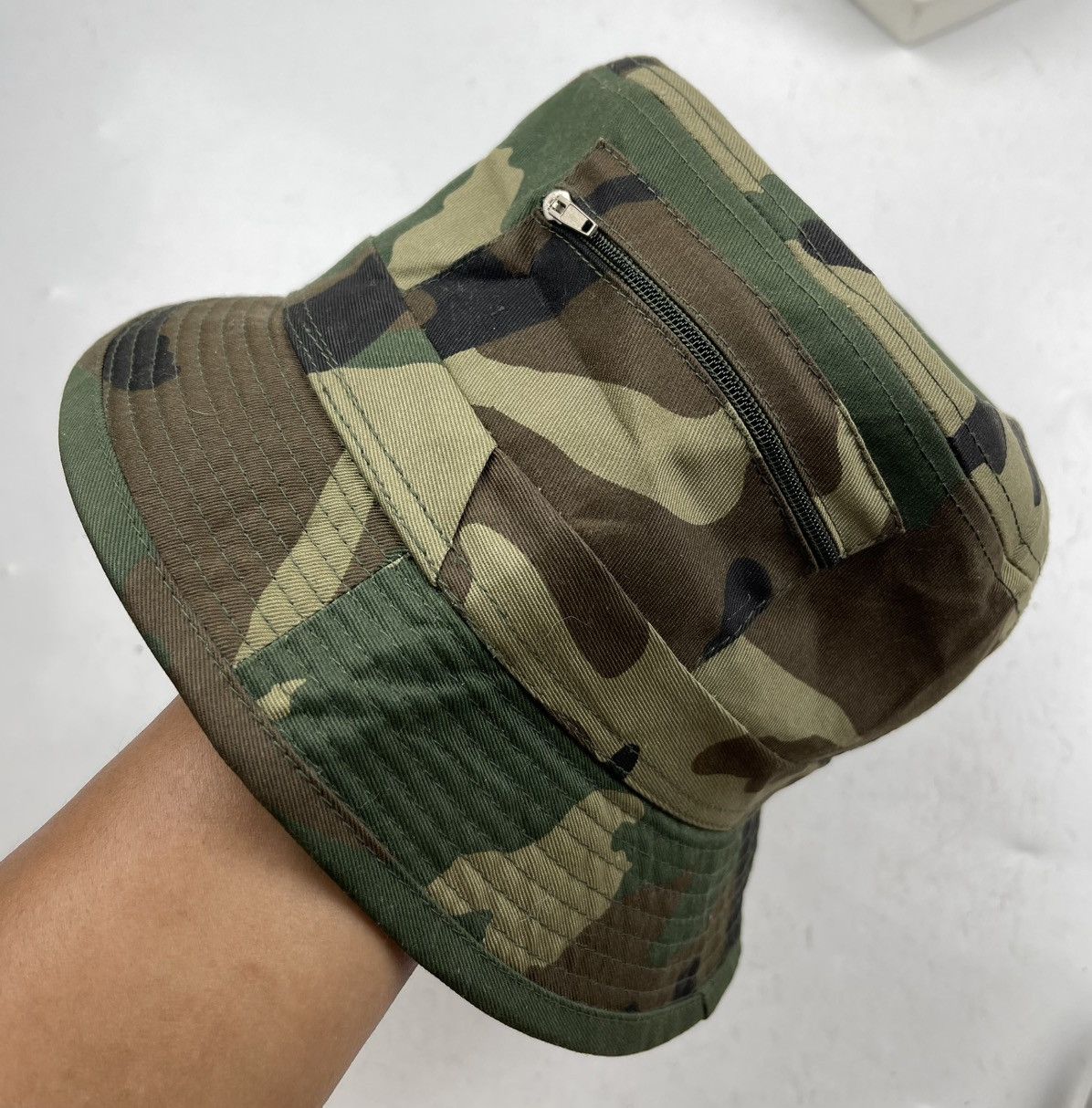 Japanese Brand × Vintage vintage camo bucket hat tc40 Size ONE SIZE - 3 Thumbnail