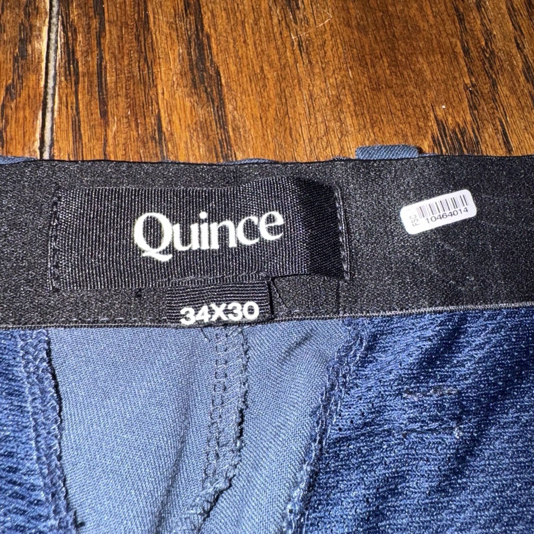 Quince Quince Pants Mens 34x30 Ocean Blue Ultra Stretch 24/7 Smart Chino Performance Size US 34 / EU 50 - 5 Thumbnail