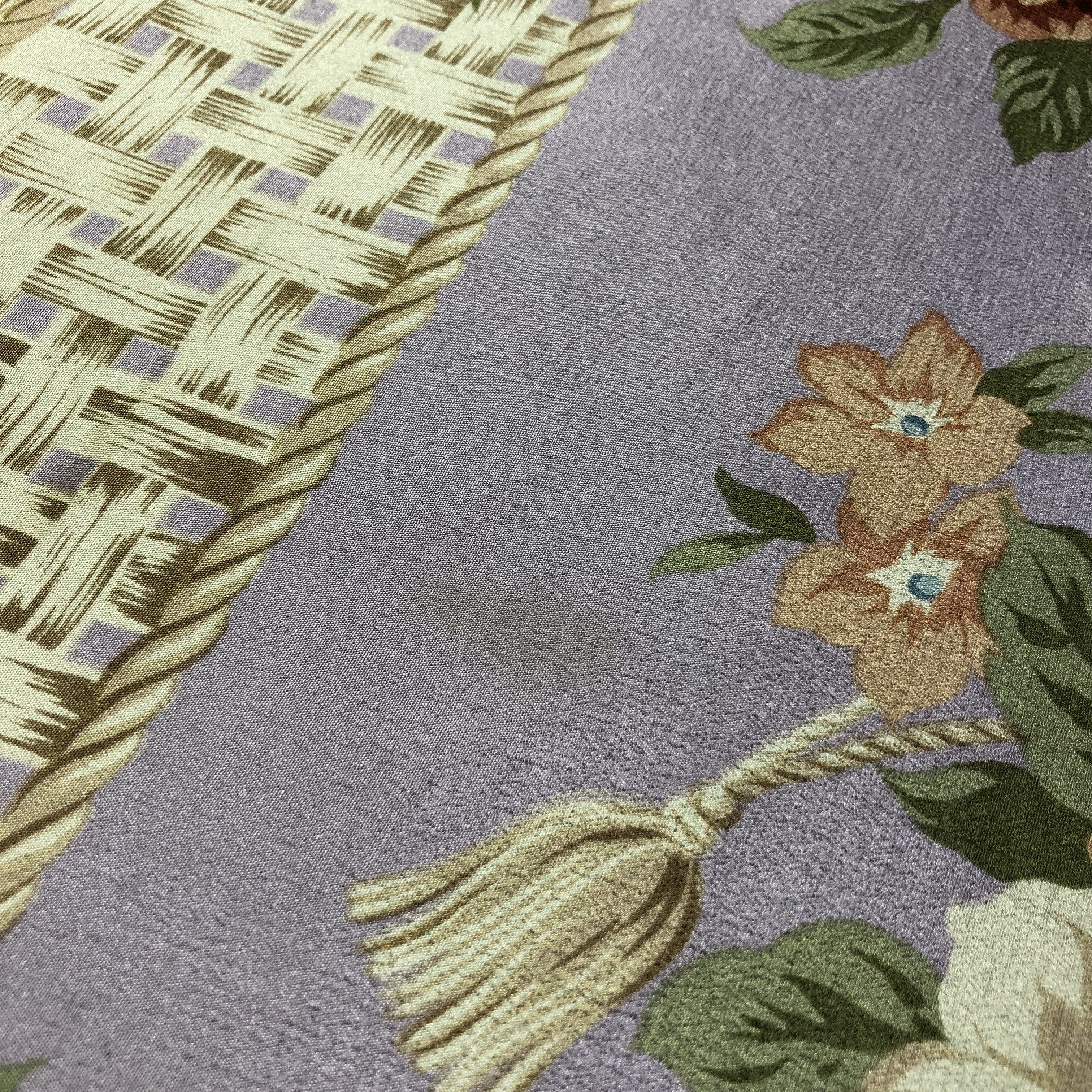 Japanese Brand Courtenay Floral Silk Scarf M618 Size ONE SIZE - 5 Thumbnail