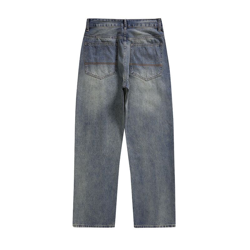Jean American retro washed straight leg jeans for men Size US 32 / EU 48 - 2 Thumbnail