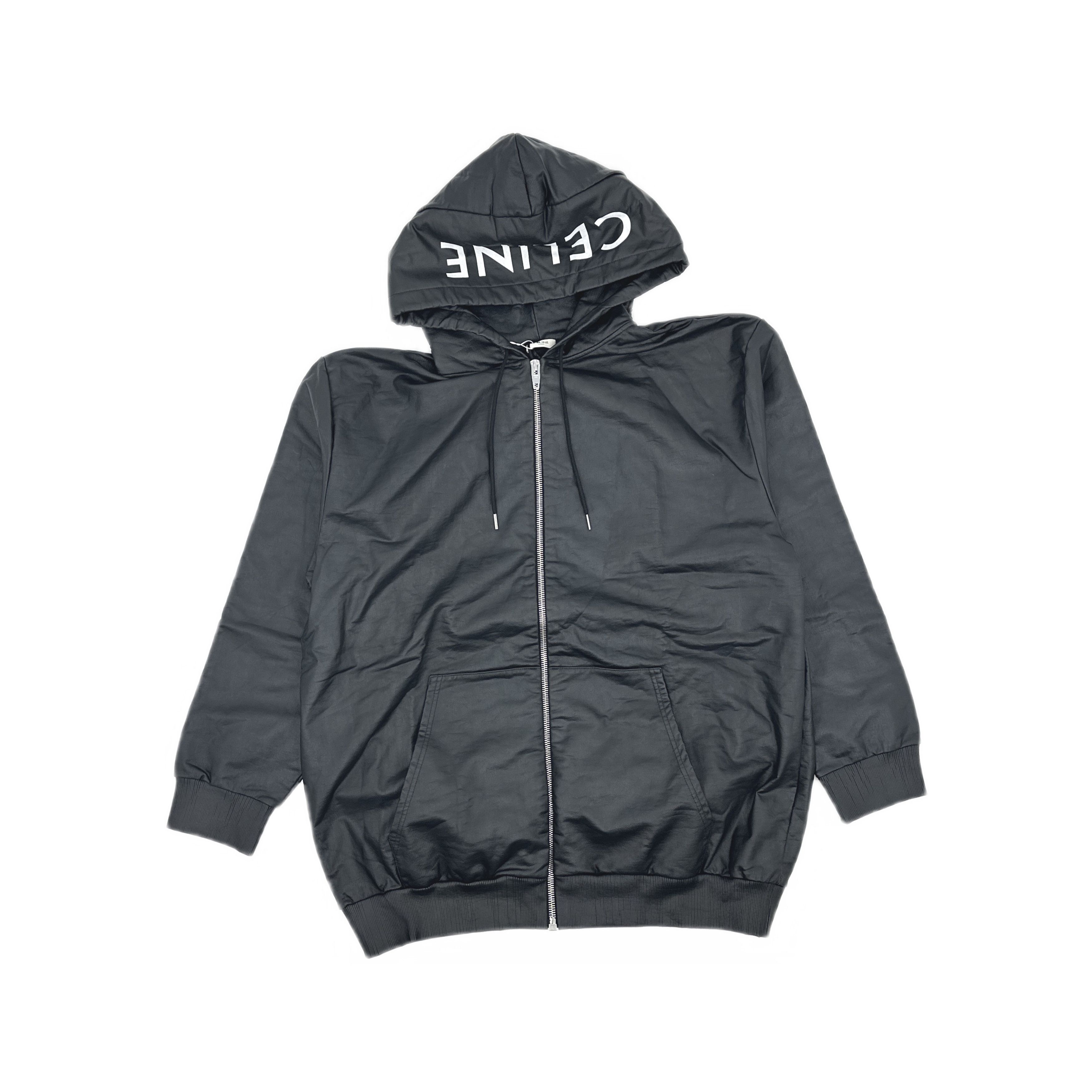 Celine Celine Logo Hooded Zip-Up Jacket Size L Size US L / EU 52-54 / 3 - 1 Thumbnail