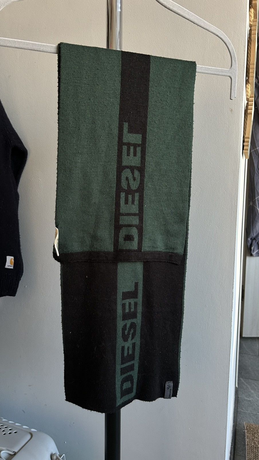 Diesel × Vintage Diesel vintage scarf big logo streetwear Size ONE SIZE - 4 Thumbnail