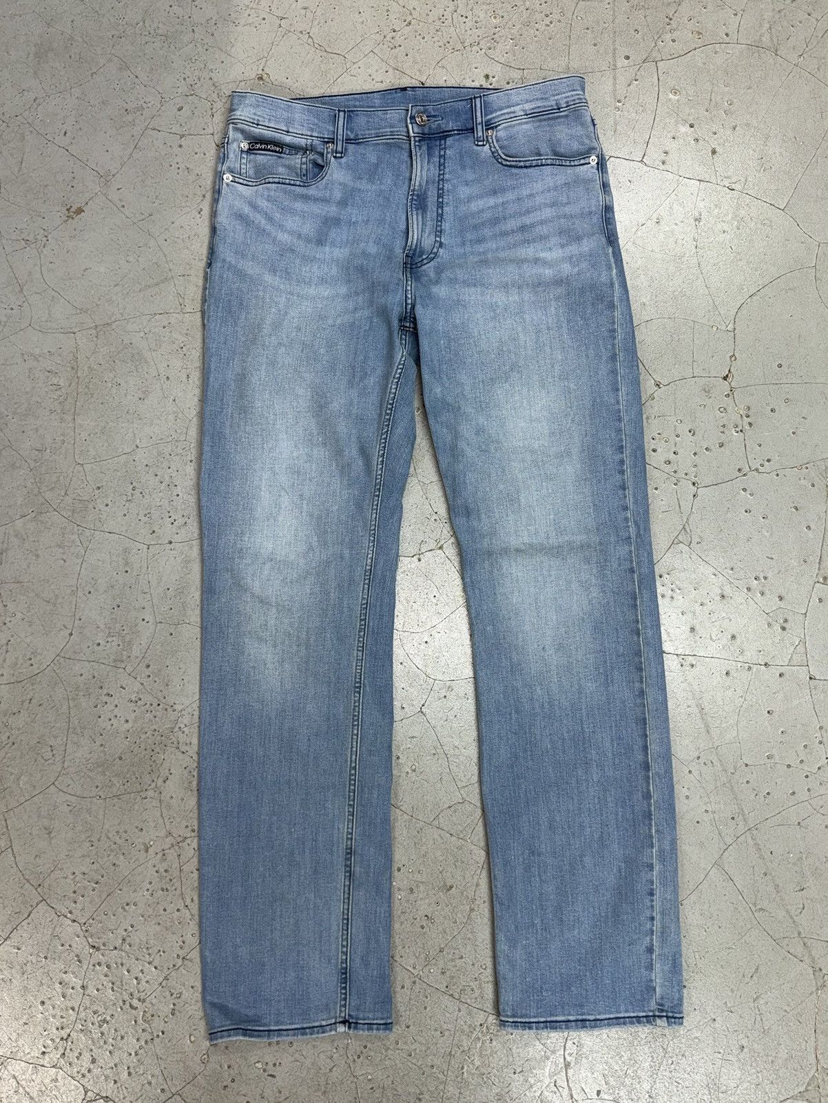 Calvin Klein Calvin Klien Straight Blue Jeans Size US 34 / EU 50 - 1 Thumbnail