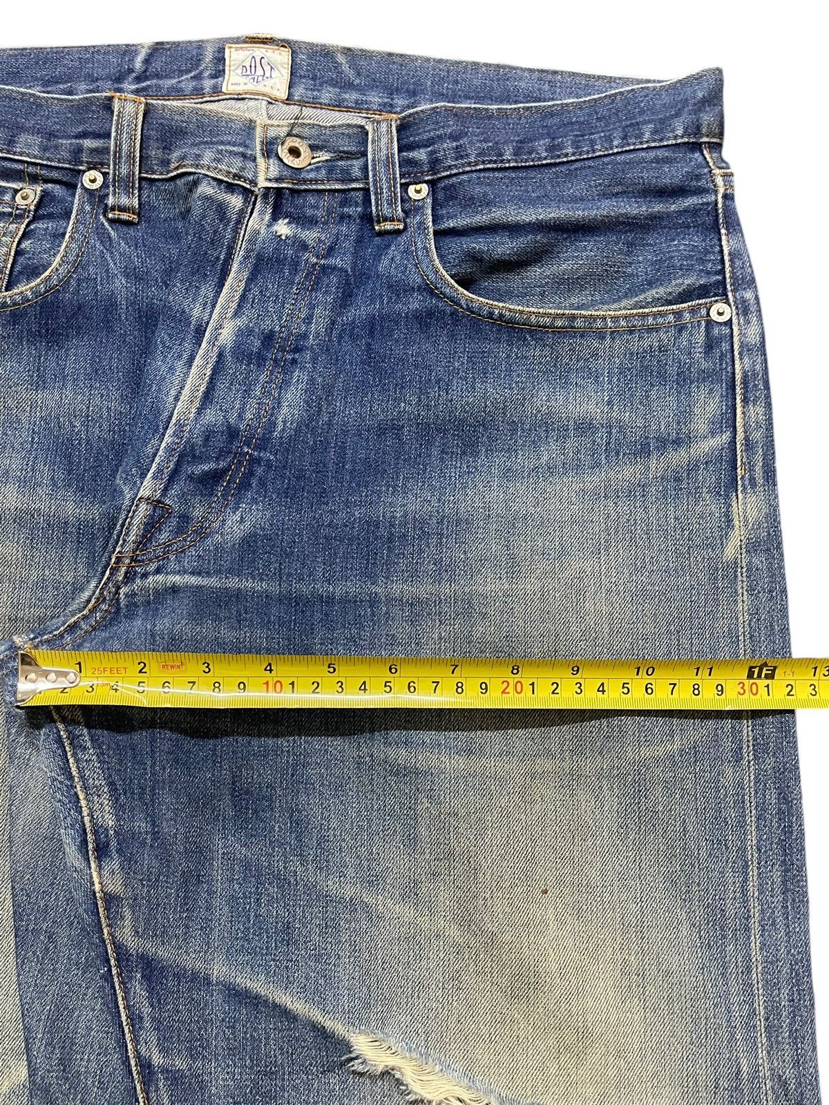 Post Overalls Vintage 80s Made In Usa Post O’Alls Selvedge Mud Wash Loose Size US 34 / EU 50 - 17 Thumbnail