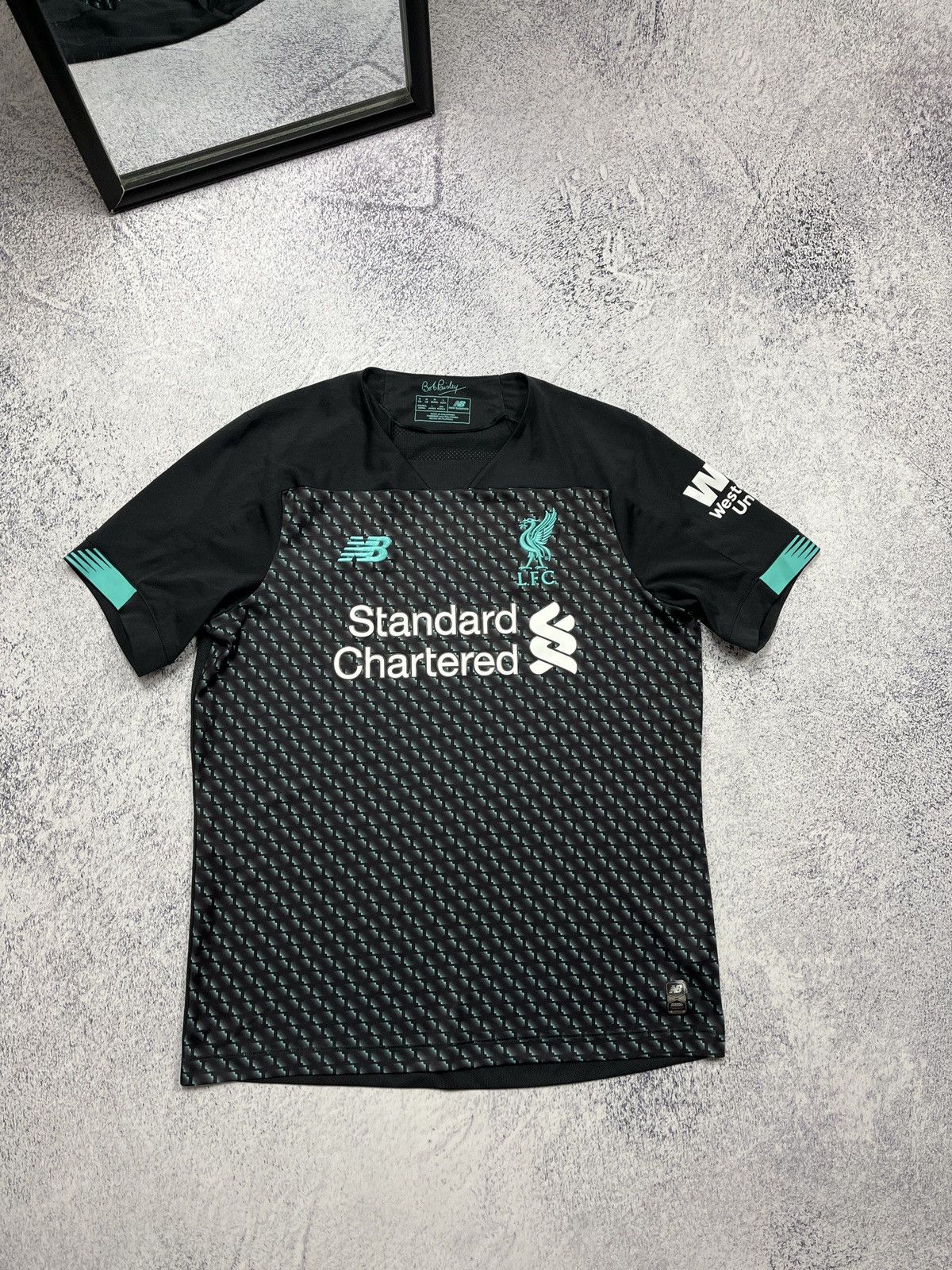 New Balance Liverpool 2019/20 Third Soccer Jersey Football Blockcore Y2k Size US M / EU 48-50 / 2 - 1 Thumbnail