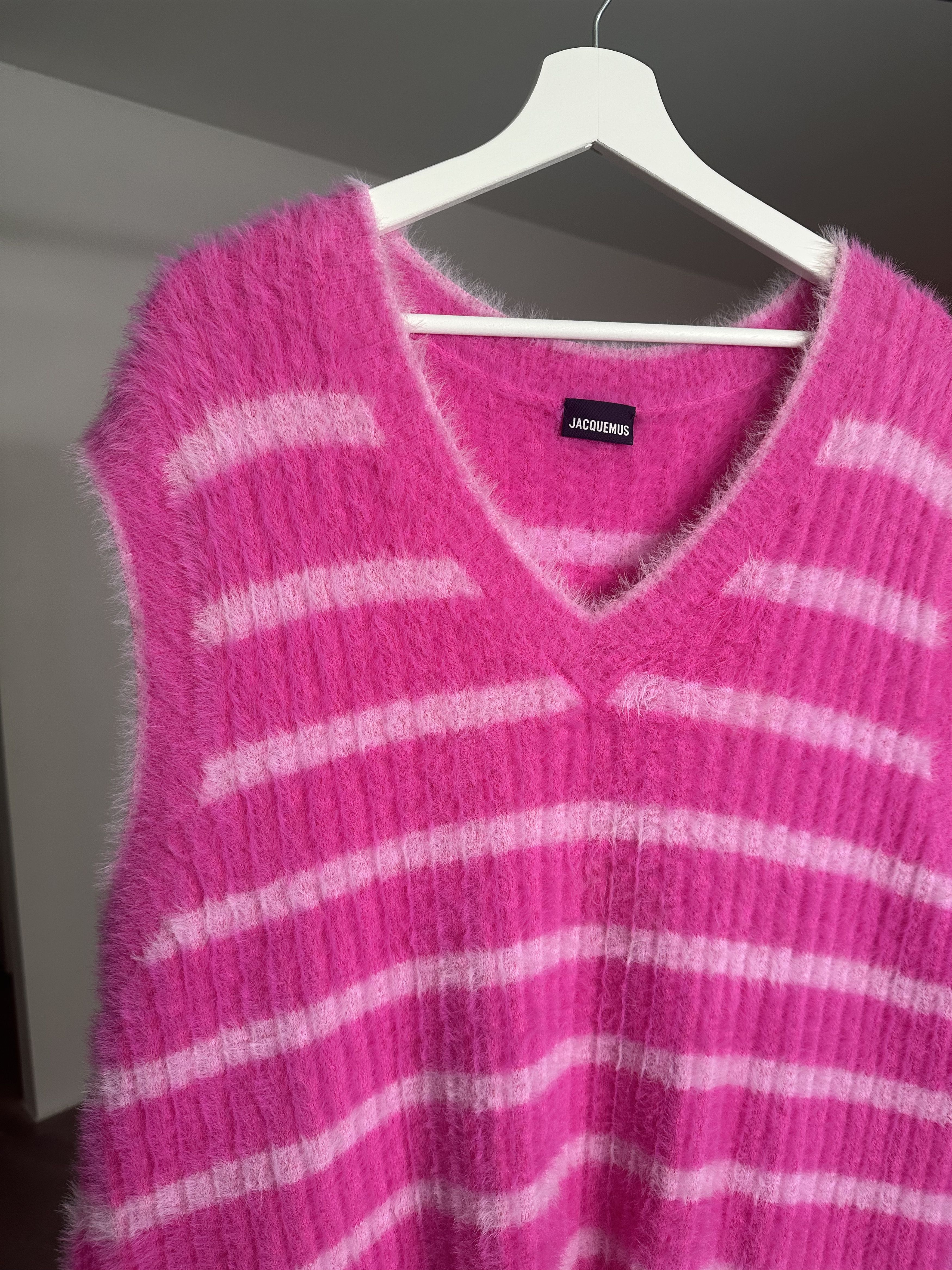 Jacquemus Jacquemus Pink Sweater Vest Size US M / EU 48-50 / 2 - 1 Thumbnail