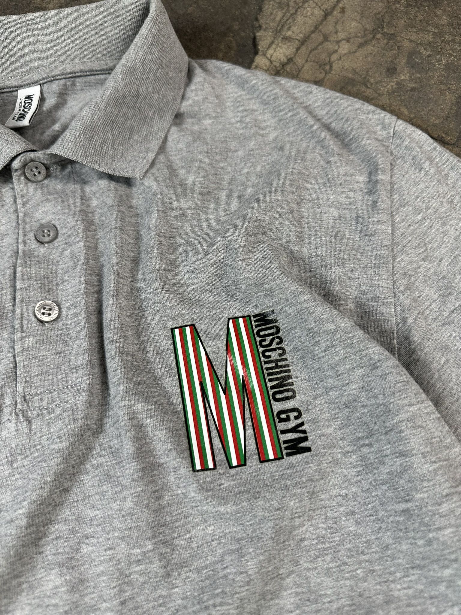 Moschino Moschino Logo Polo T-shirt Luxury Size US L / EU 52-54 / 3 - 4 Thumbnail