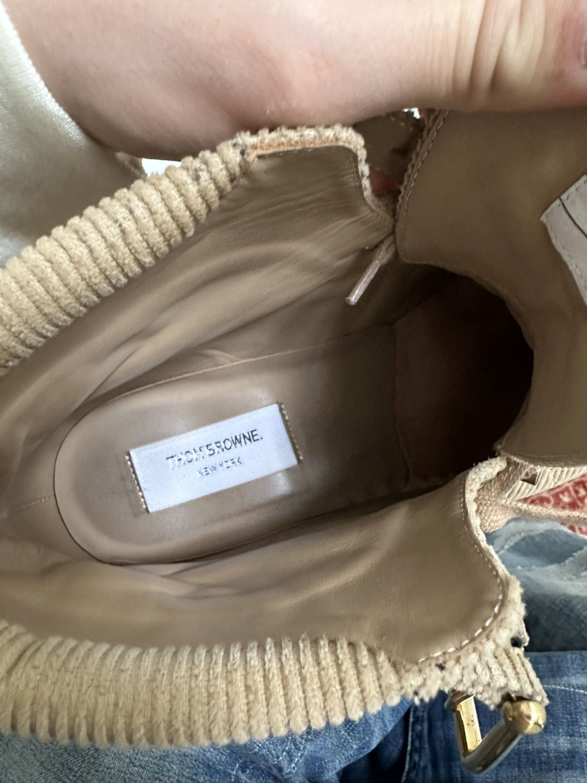 Thom Browne Corduroy Hiking Boot Size US 10.5 / EU 43-44 - 6 Thumbnail