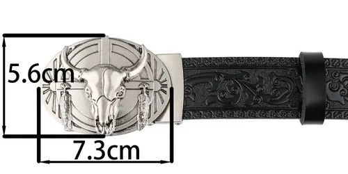 Designer Vintage Vintage Belt Riveted Belts Menswear Accessories Size ONE SIZE - 3 Thumbnail
