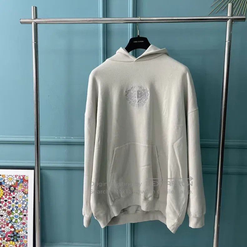 Balenciaga Balenciaga Embroidered logo hoodie Size US S / EU 44-46 / 1 - 1 Thumbnail