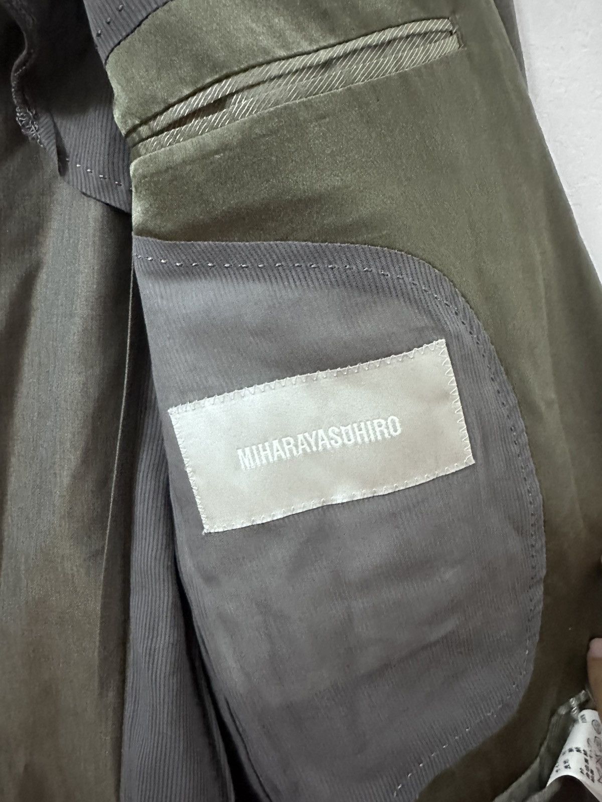Maison MIHARA YASUHIRO Maison Grey Blazer Size 46R - 4 Thumbnail