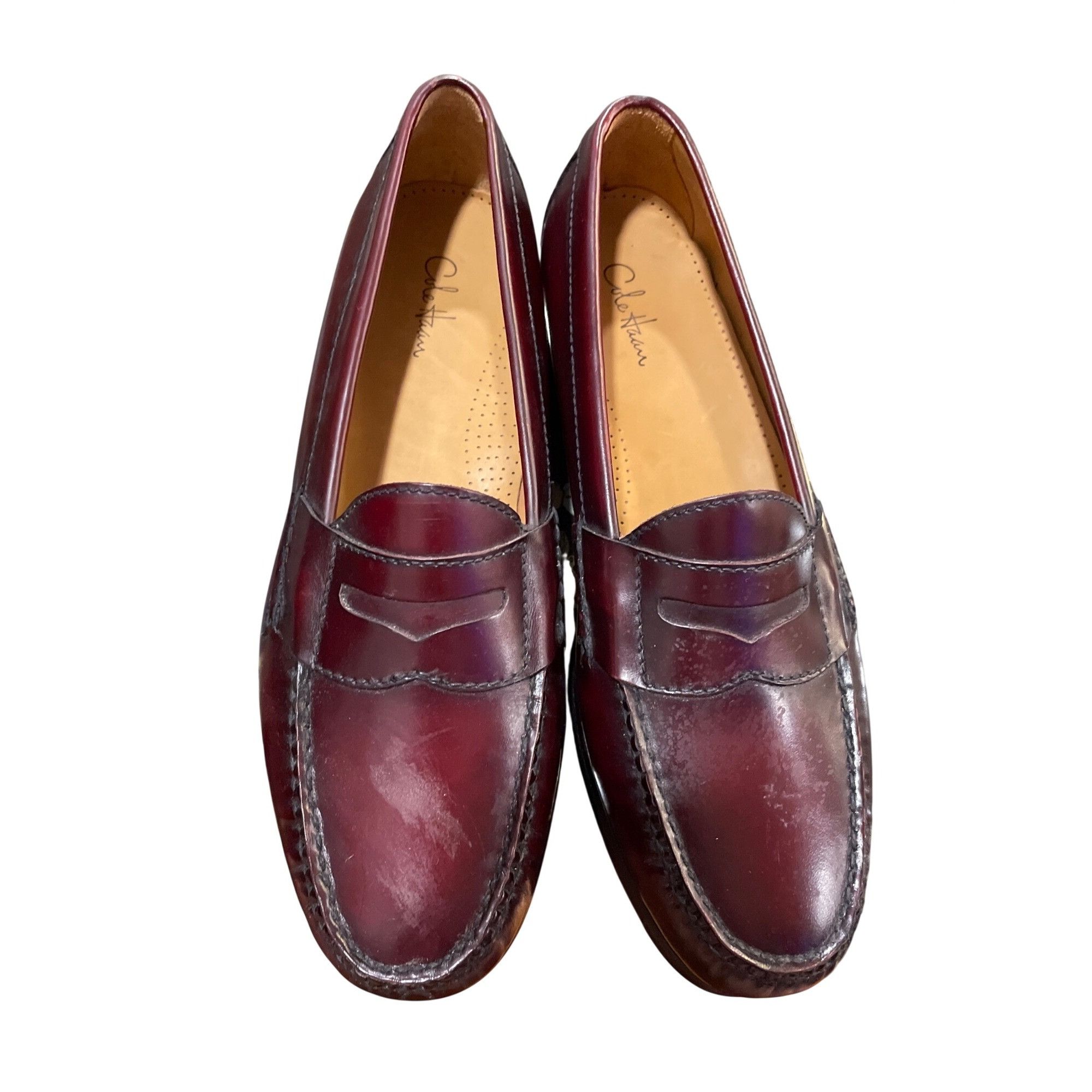 Cole Haan Cole Haan mens brown leather penny loafers dress shoes sz 9. Size US 9.5 / EU 42-43 - 11 Thumbnail