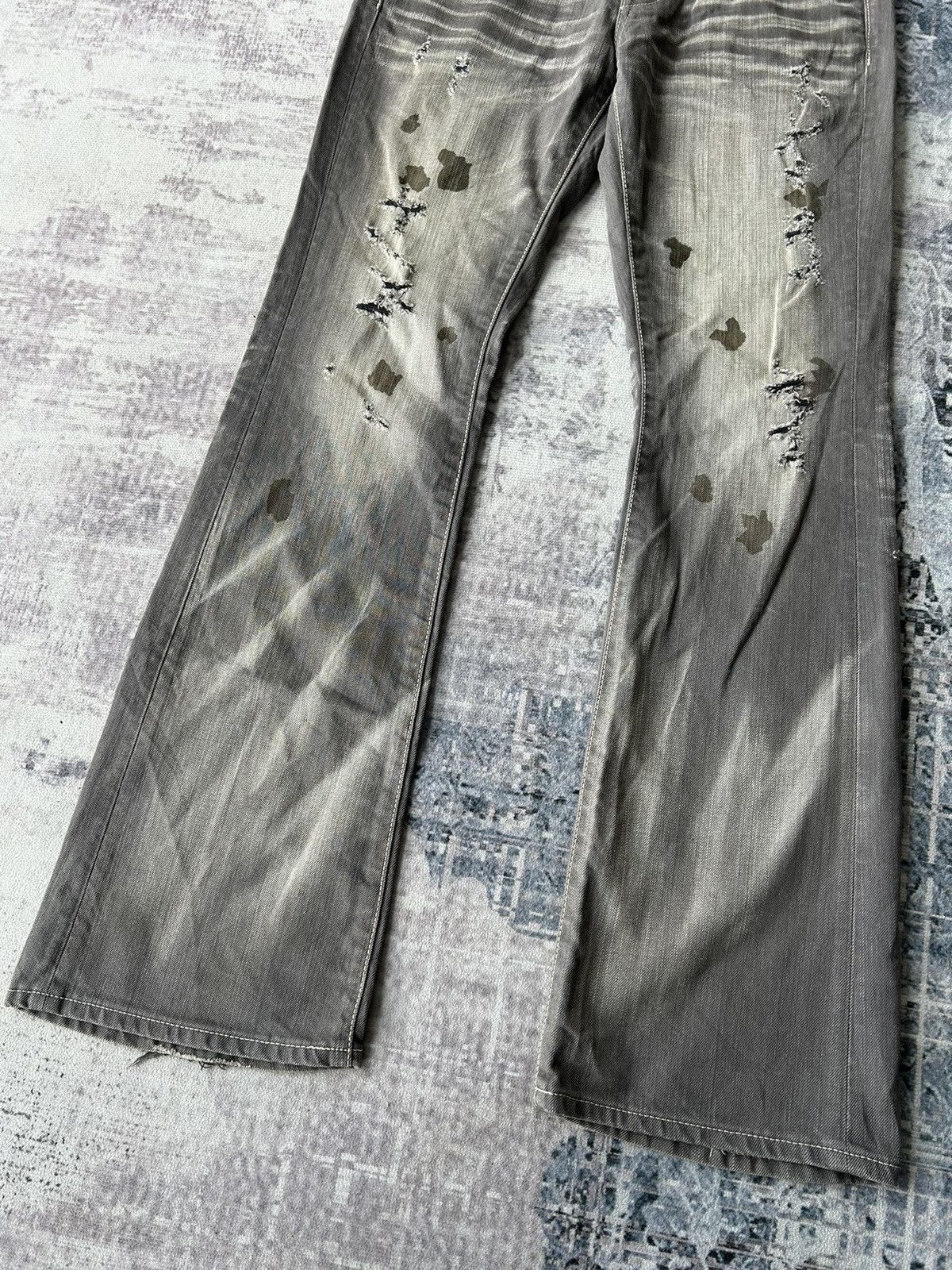 If Six Was Nine Flared Distressed Punk Design By Vanquish Size US 32 / EU 48 - 6 Thumbnail