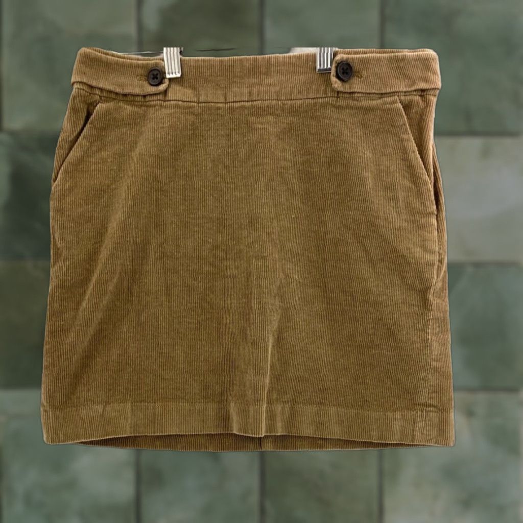 Banana Republic Banana Republic Womens A Line Skirt Mid Waist Corduroy Stretch 2 Size 26" / US 2 / IT 38 - 1 Thumbnail