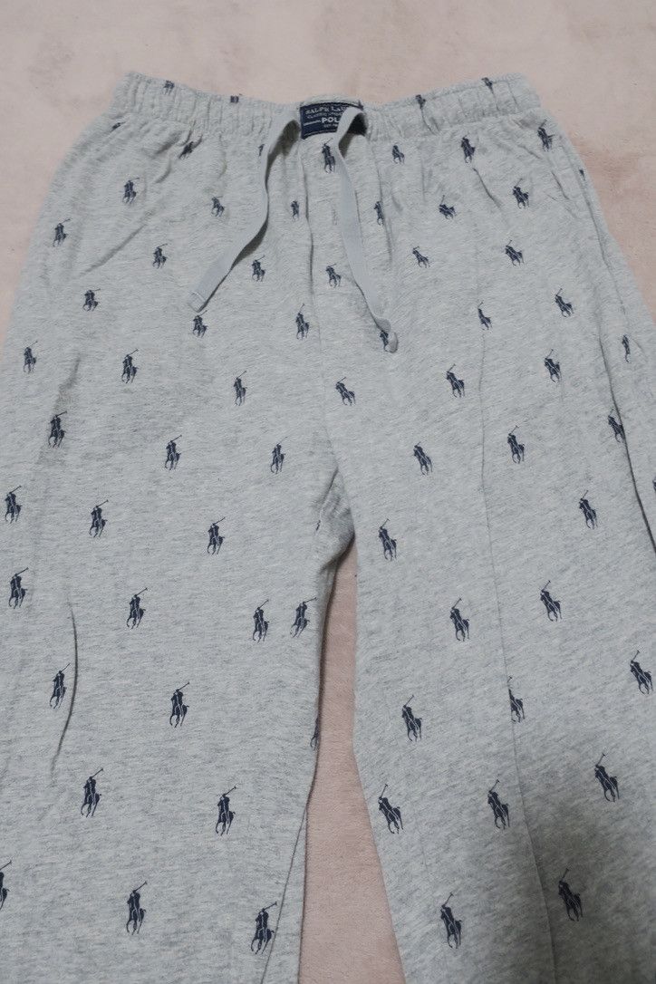 Polo Ralph Lauren Size S All Over Pony Logo Print Cotton Pajama Pants Size US 26 / EU 42 - 2 Thumbnail