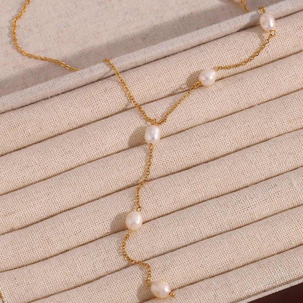 Jewelry × Vintage Freshwater Pearl Chain Necklace Size ONE SIZE - 5 Thumbnail