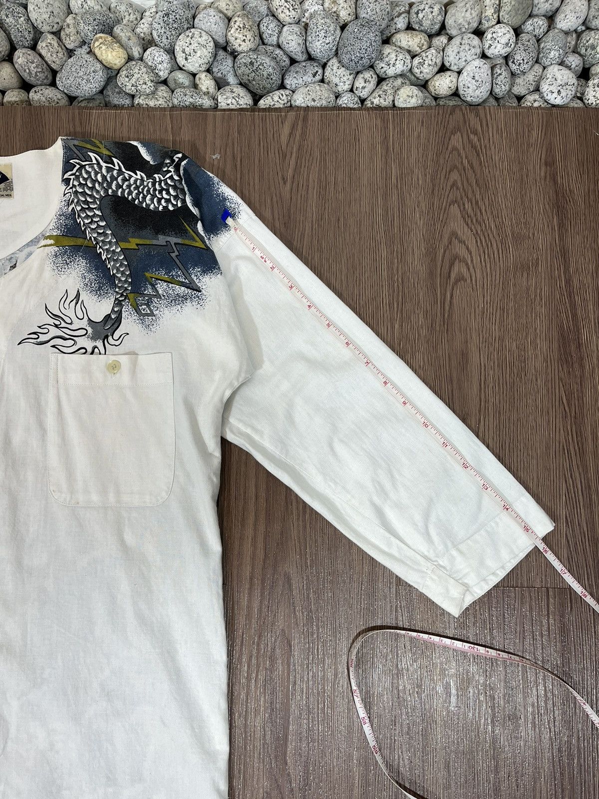 Japanese Brand Inase Vintage Japan Sukajan Dragon Button Shirt Size US M / EU 48-50 / 2 - 14 Thumbnail
