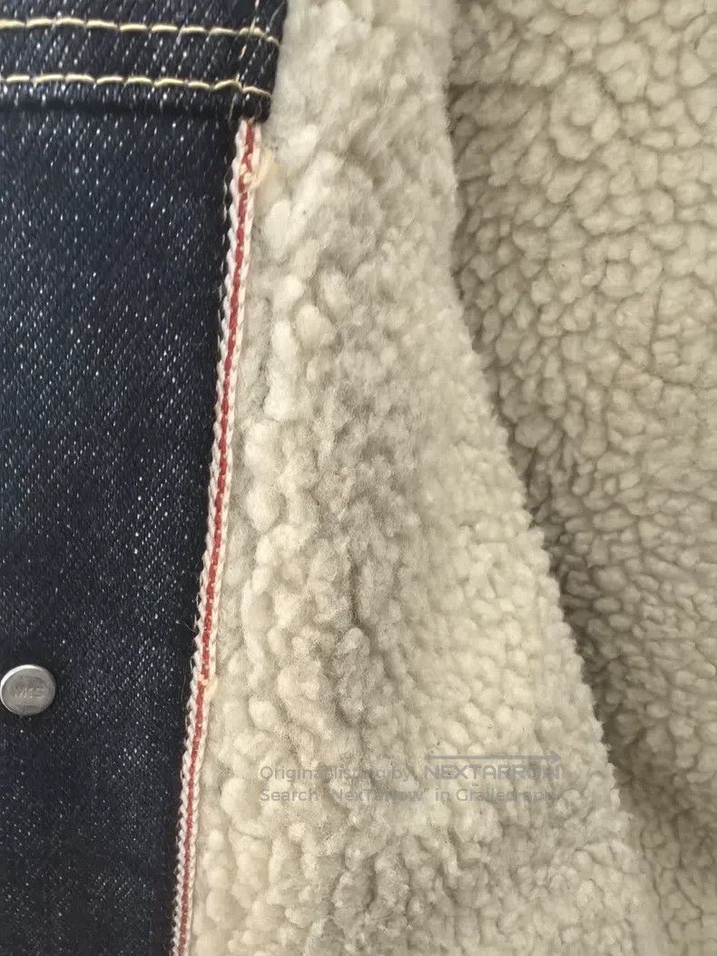 Iron Heart Iron Heart lambswool denim jacket Size US S / EU 44-46 / 1 - 6 Thumbnail