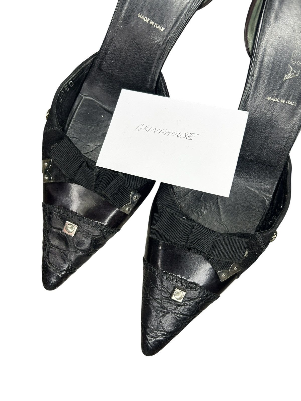 Prada 00s Collage Heels Size US 7 / IT 37 - 12 Thumbnail