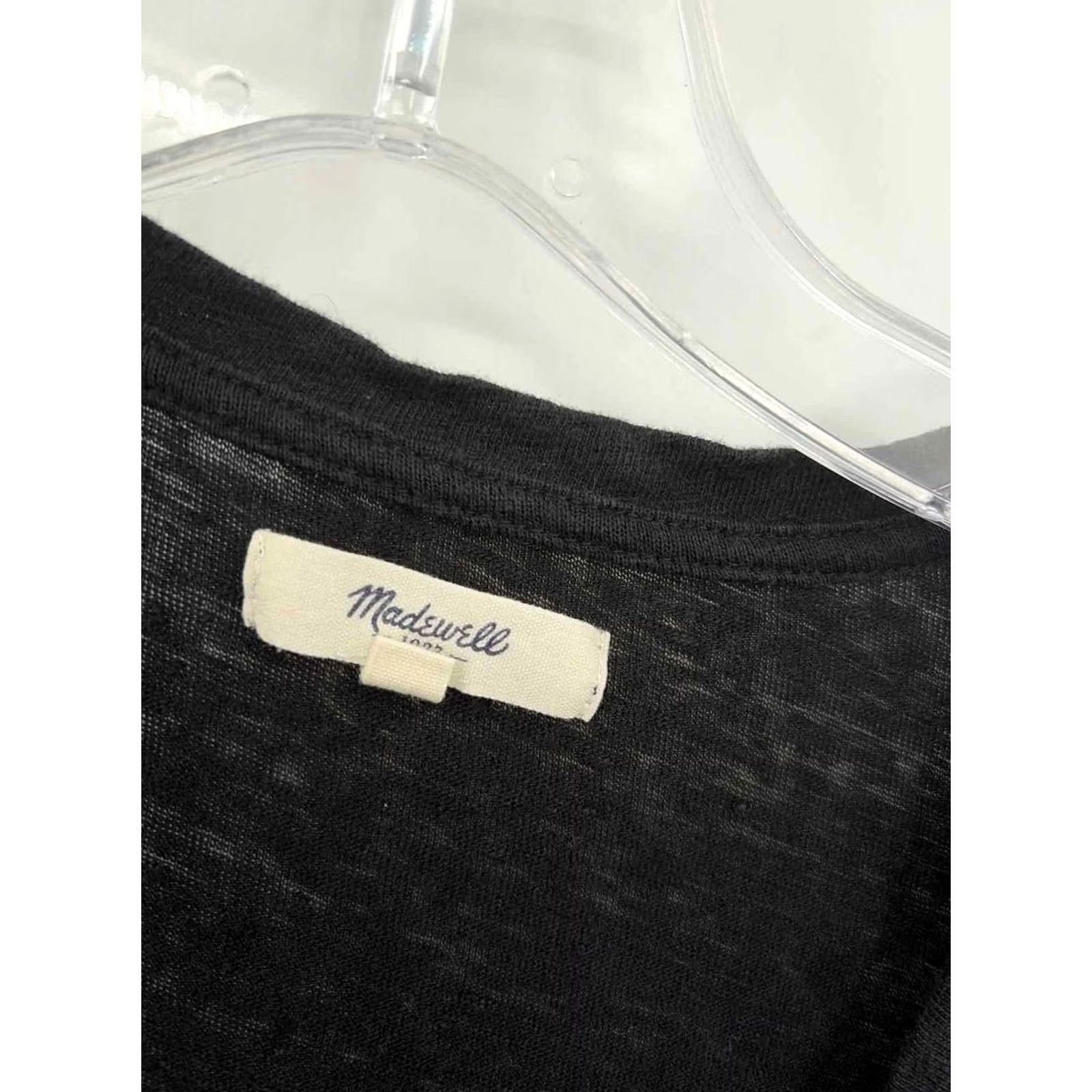 Madewell Madewell Black T-shirt Size Medium, Pre-Owned, Regular Fit Size M / US 6-8 / IT 42-44 - 2 Thumbnail