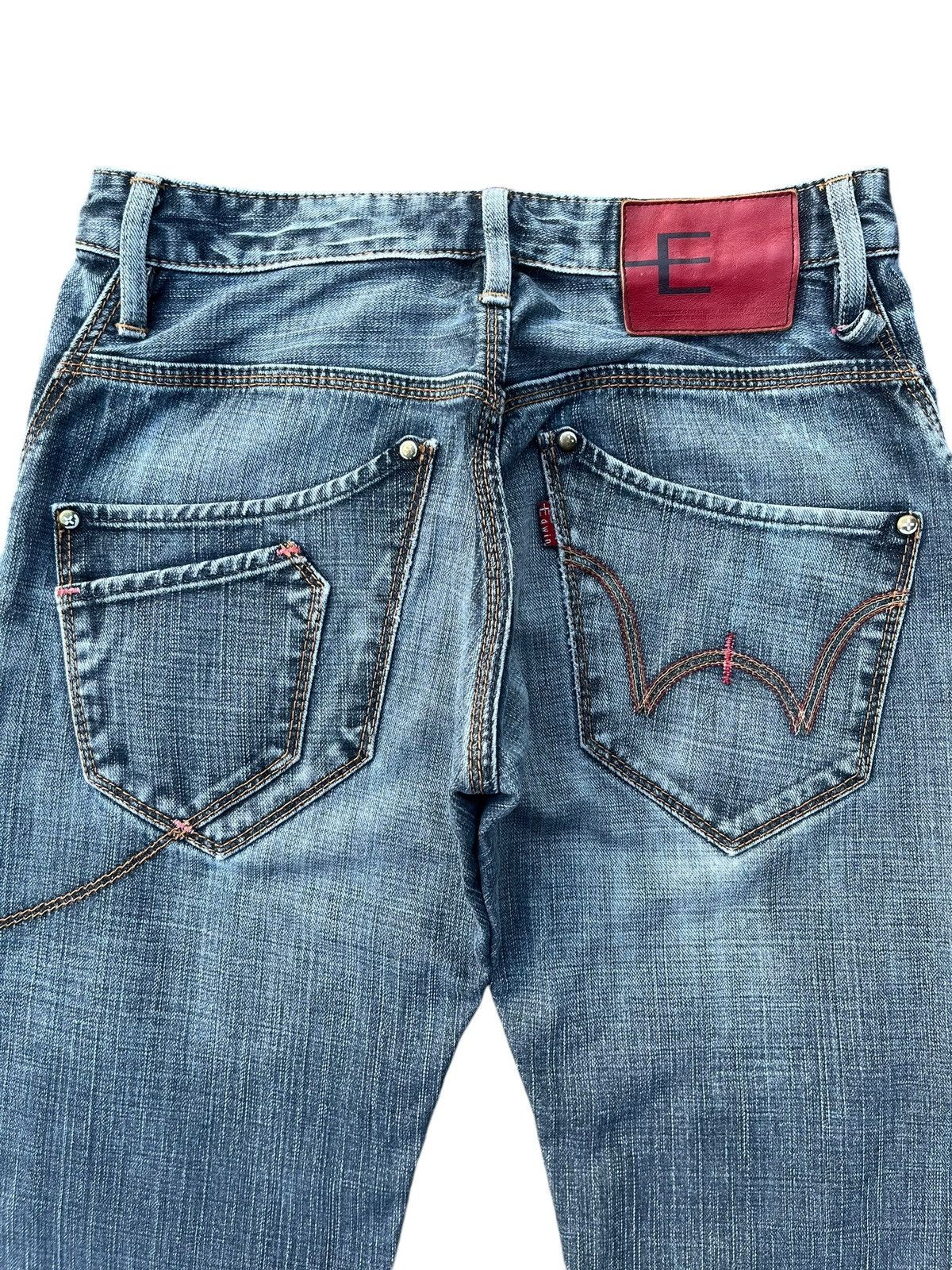 Japanese Brand Vintage Japanese Brand Blue Washed J Cut Vulgar Barrel Jeans Size US 28 / EU 44 - 4 Thumbnail
