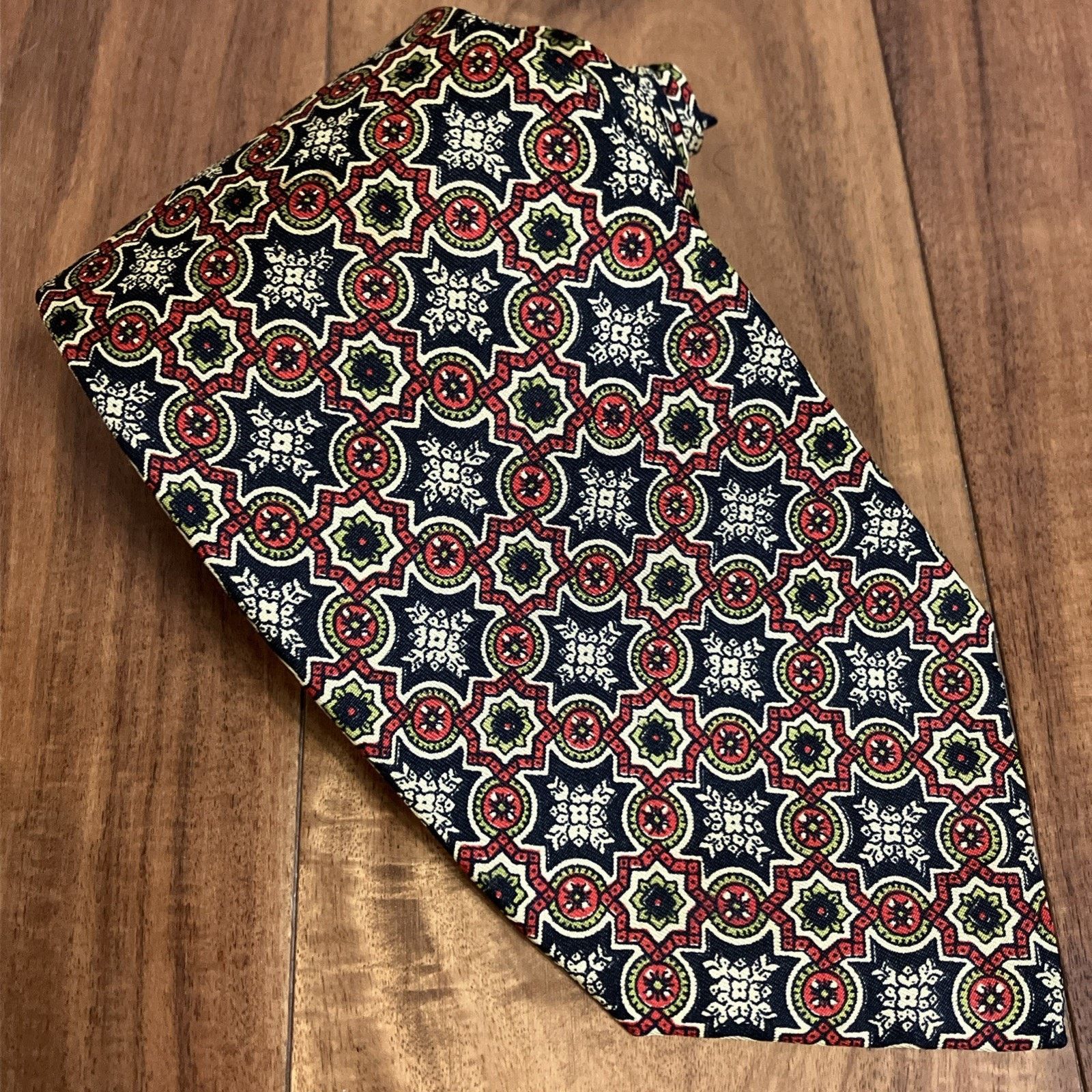 Robert Talbott ROBERT TALBOTT Men Silk Tie USA Designer Psychedelic English Size ONE SIZE - 1 Thumbnail