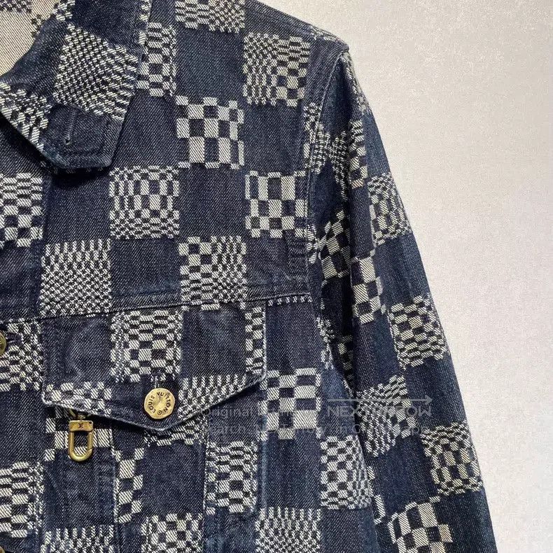 Louis Vuitton Louis Vuitton Checkerboard denim jacket Size US M / EU 48-50 / 2 - 3 Thumbnail