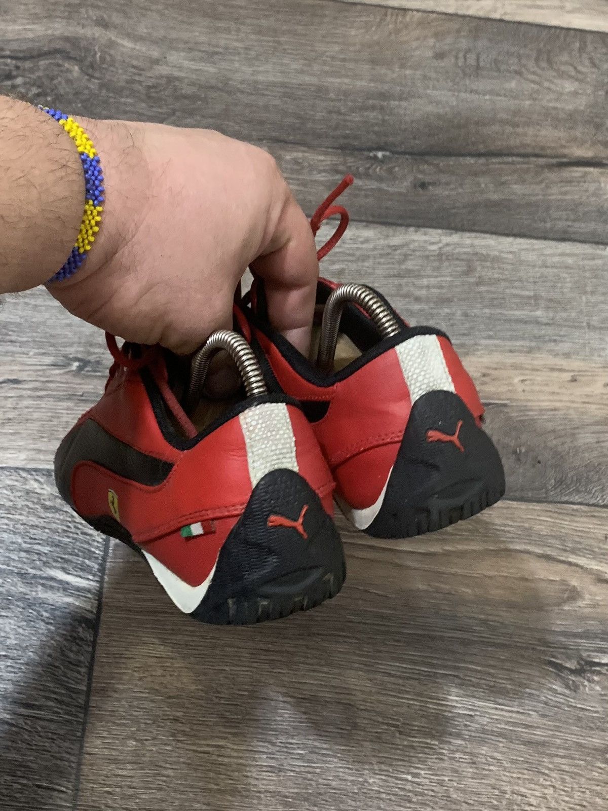 Puma × Vintage Vintage Puma Speed Cat Ferrari Racing Women’s Red Sneakers Size US 5 / IT 35 - 5 Thumbnail