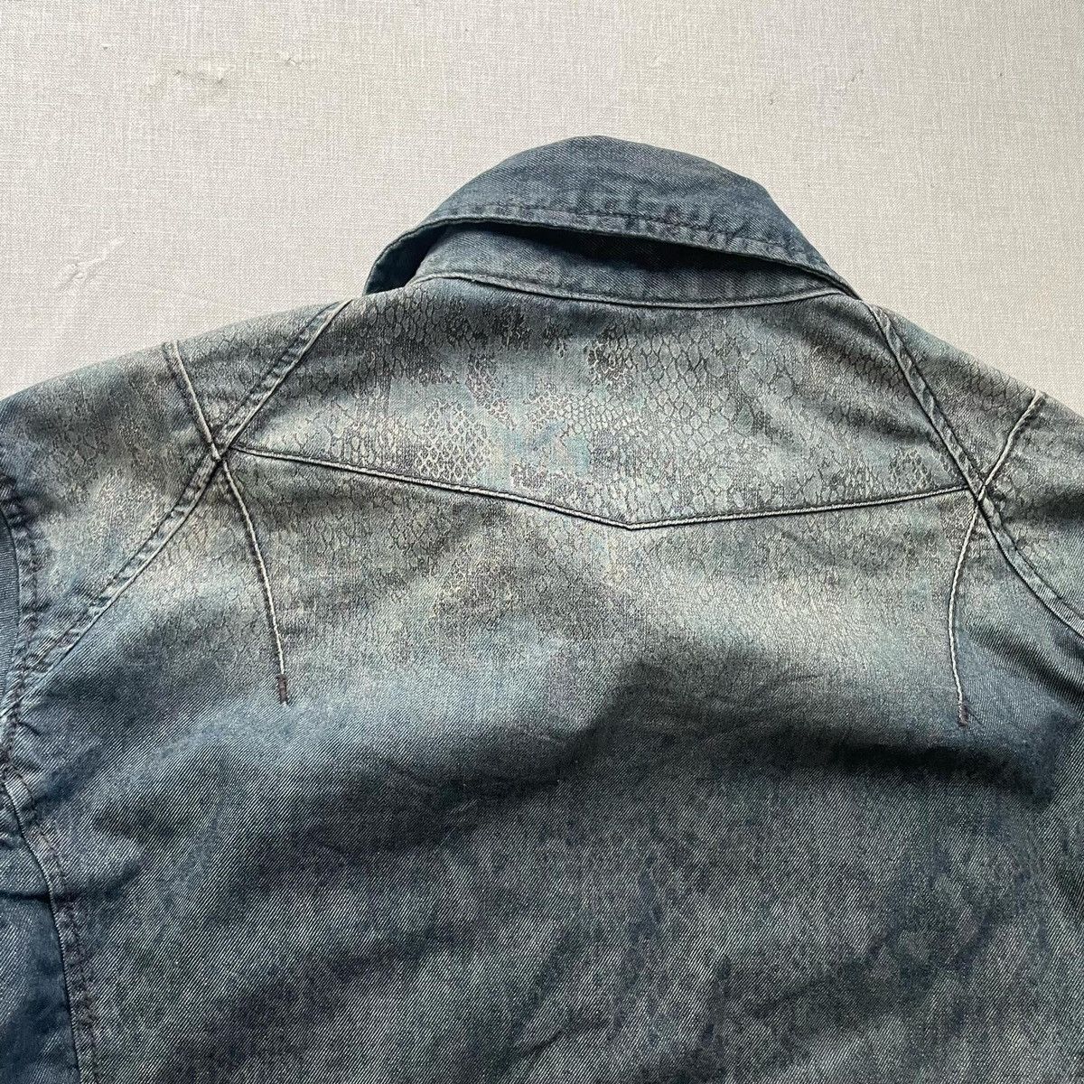Designer × Japanese Brand × Tornado Mart 2000s Tonardo Mart Snake Skin Western Shirt Size US M / EU 48-50 / 2 - 9 Thumbnail