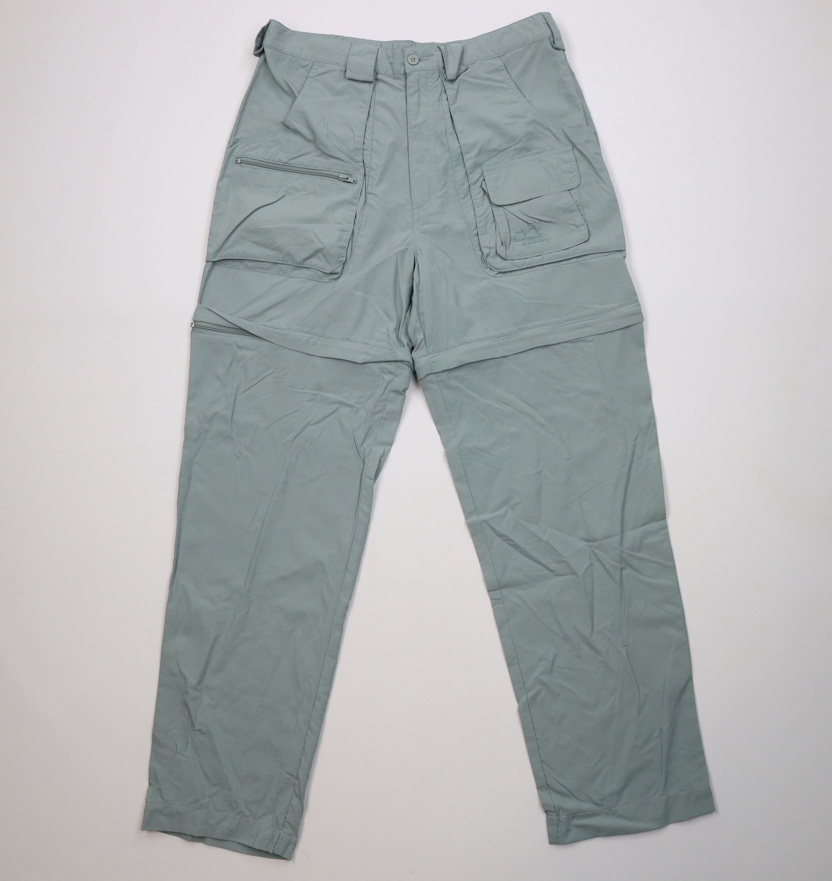 Cabelas Vintage 90s Y2K Cabelas Guidewear Cargo Pants Shorts Teal Size US 34 / EU 50 - 1 Thumbnail