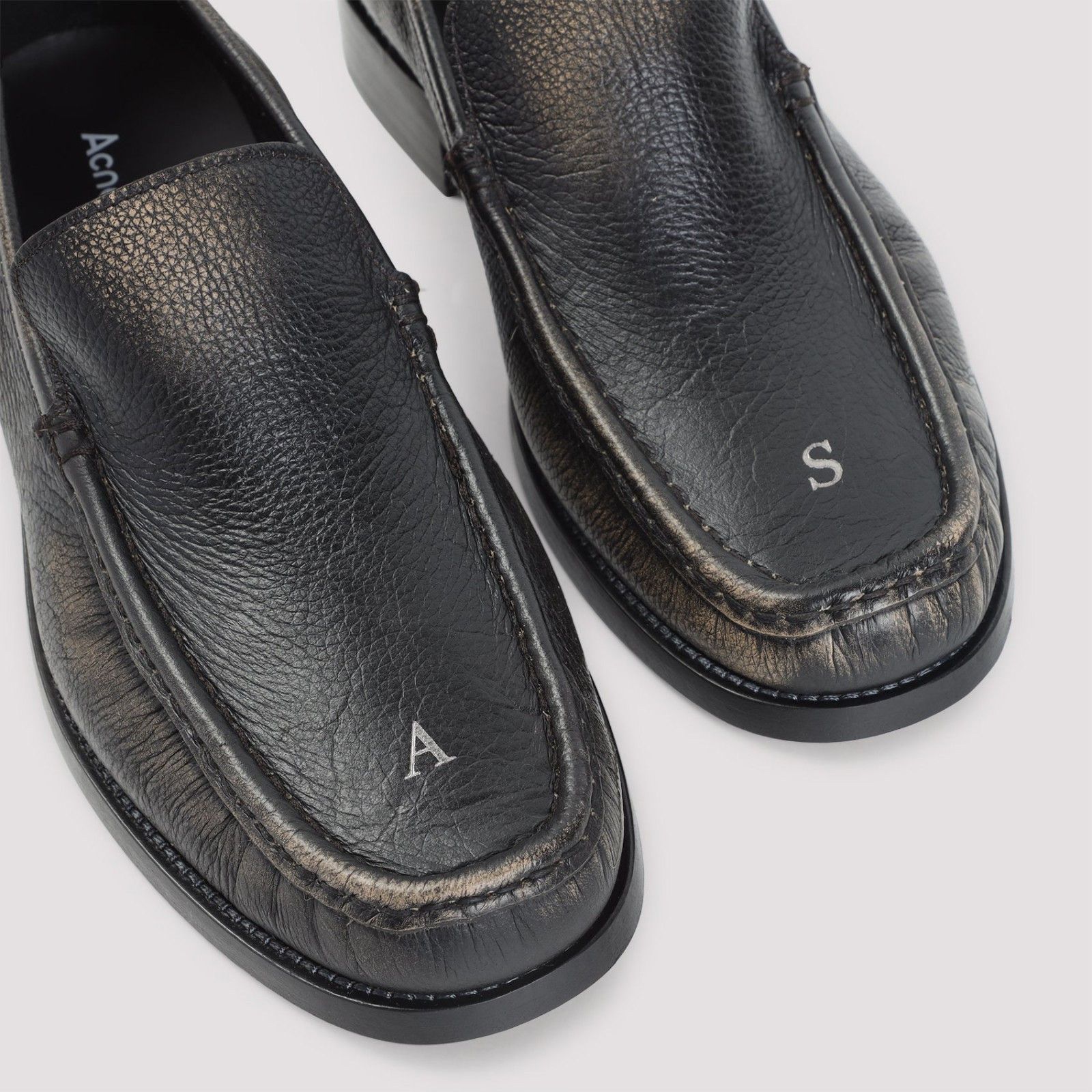 Acne Studios ACNE STUDIOS Black Leather Loafers New & Authentic (Men's si Size US 8 / EU 41 - 5 Thumbnail