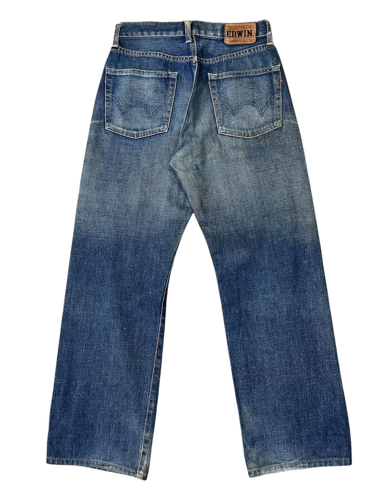 Edwin Vintage Edwin 505 SX Jeans Straight Cut Selvedge Size US 28 / EU 44 - 3 Thumbnail